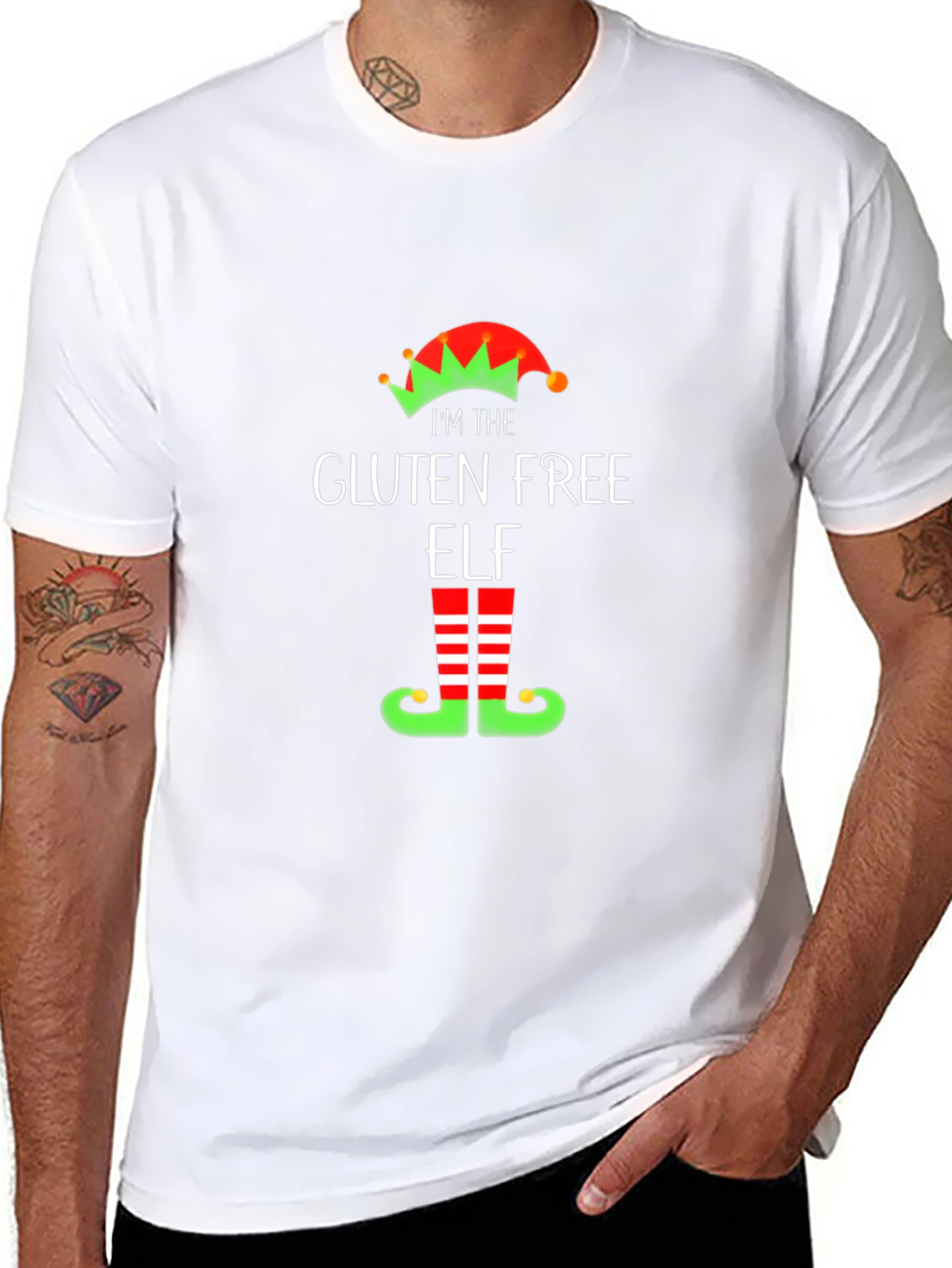 Im the Gluten Free Elf Christmas T-Shirt