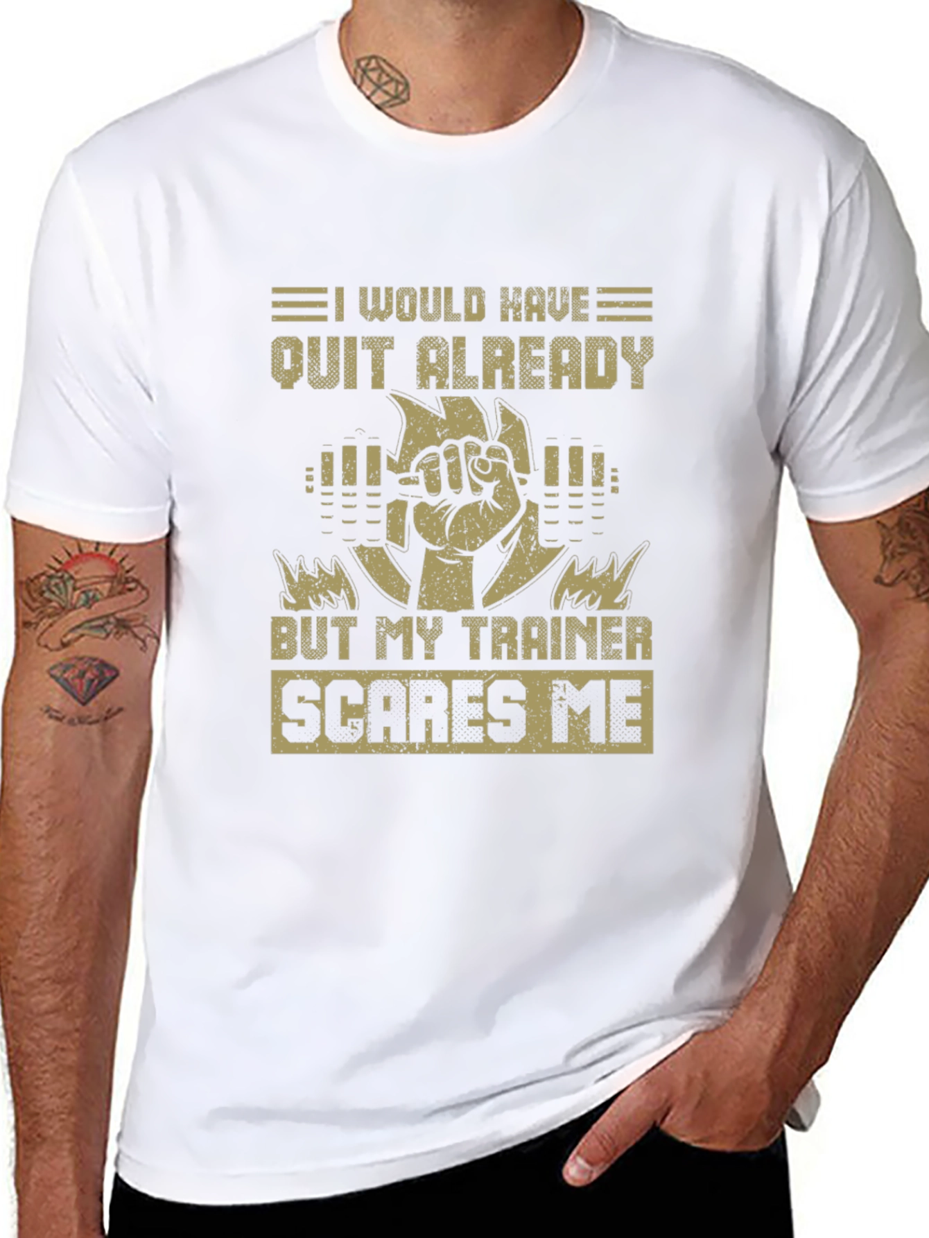 Funny Trainer T-Shirt - Gym Workout Motivation Tee