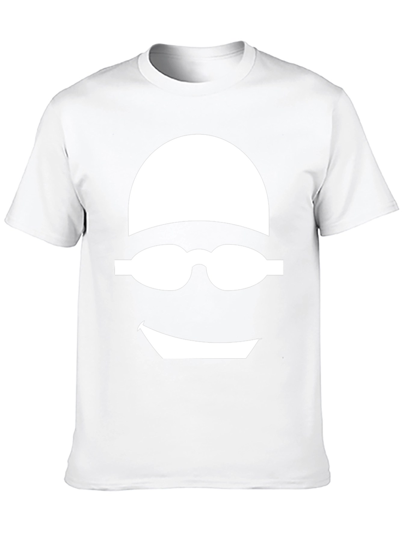 Swimmer Graphic Tee - Black Cotton T-Shirt