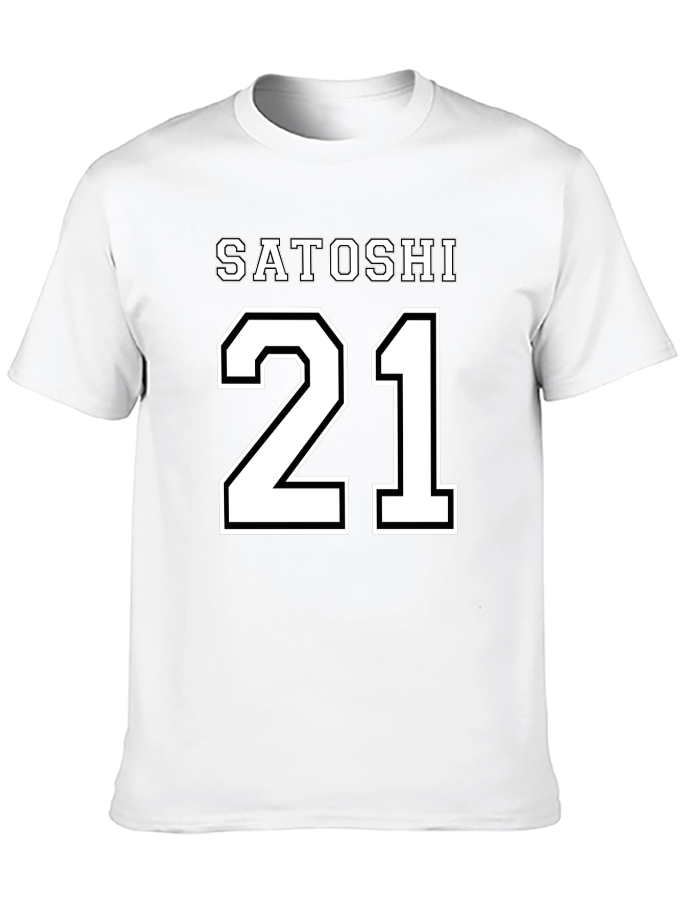 Satoshi 21 Black T-Shirt Crypto Bitcoin Fan Apparel