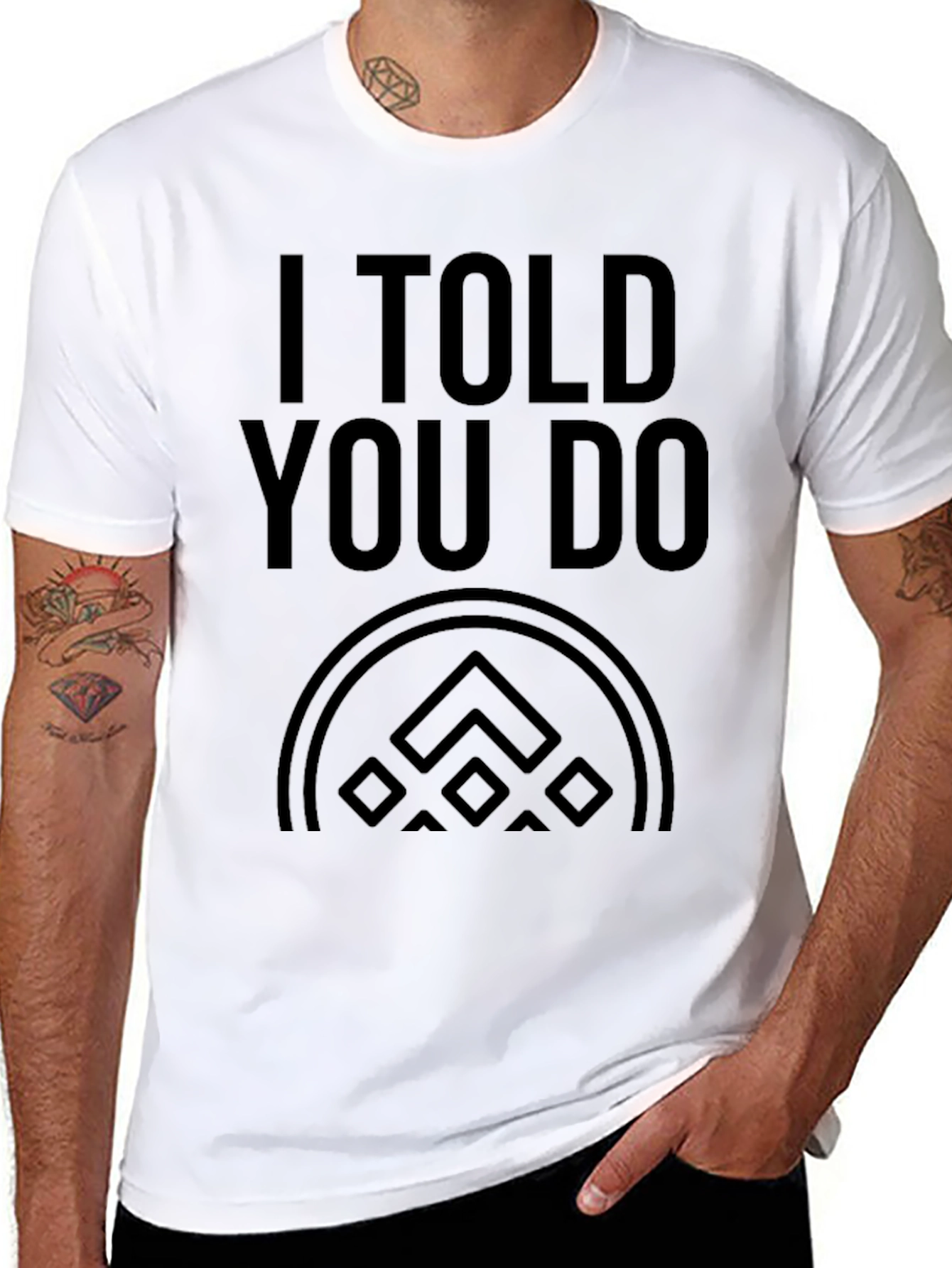 I Told You So Graphic Black T-Shirt