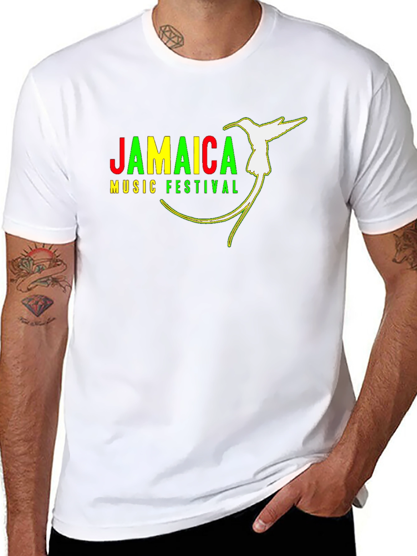 Jamaica Music Festival Black T-Shirt
