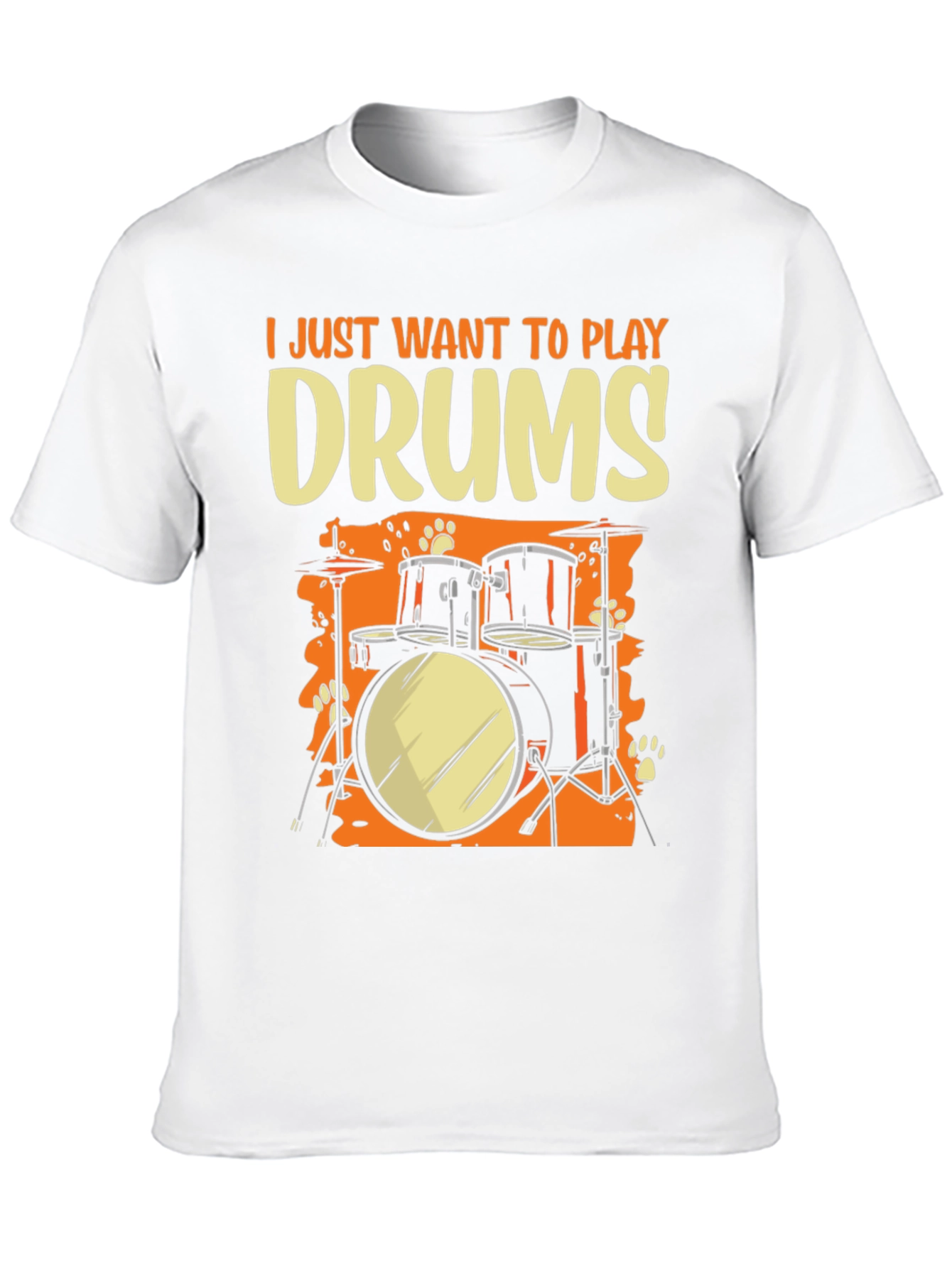 I Just Want to Play Drums Graphic Tee