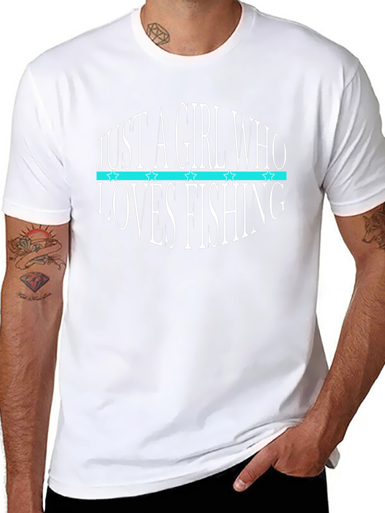 Just A Girl Who Loves Fishing T-Shirt