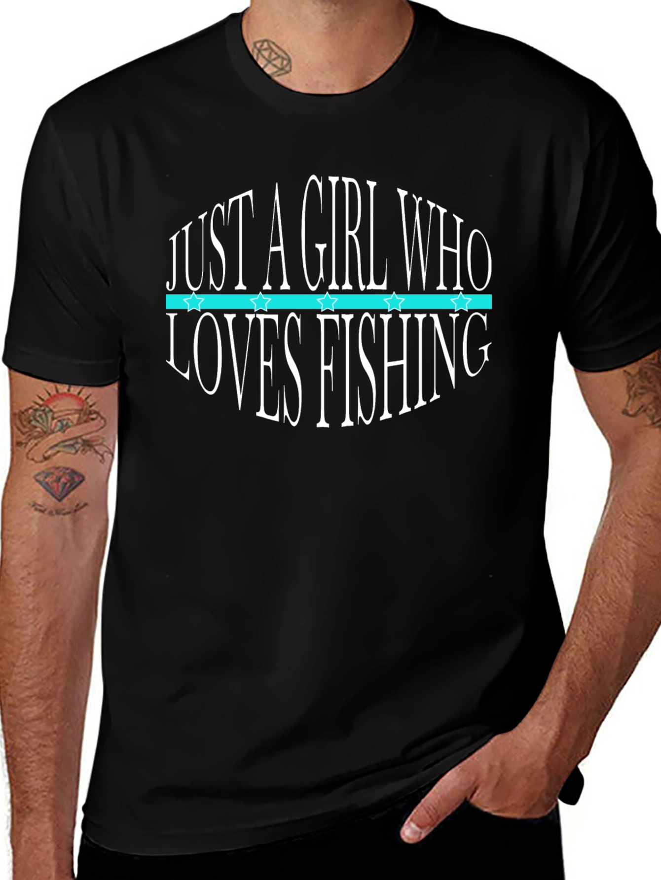 Just A Girl Who Loves Fishing T-Shirt