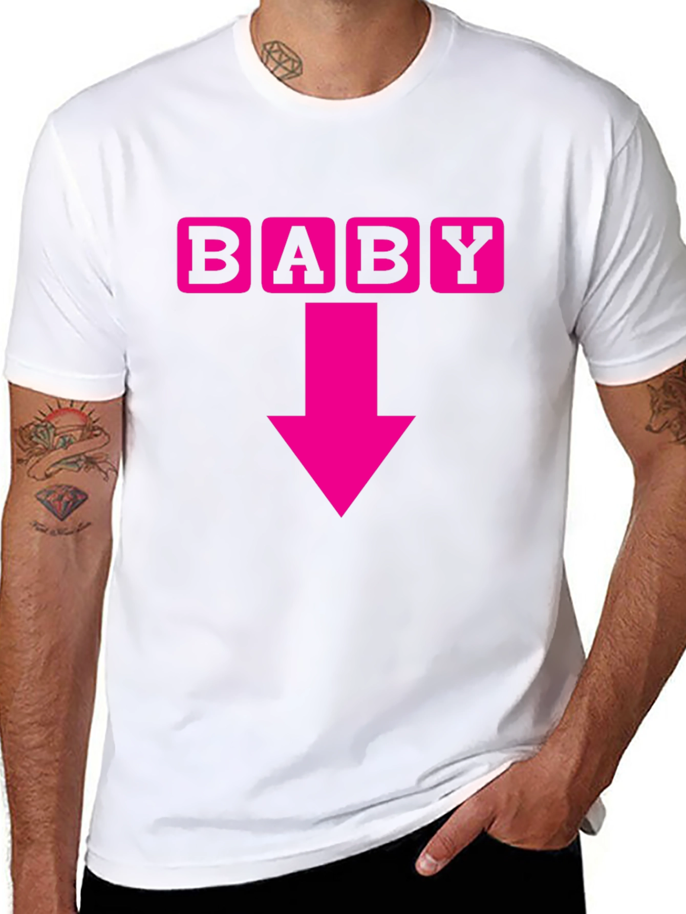 Baby Arrow Funny Pregnancy T-Shirt