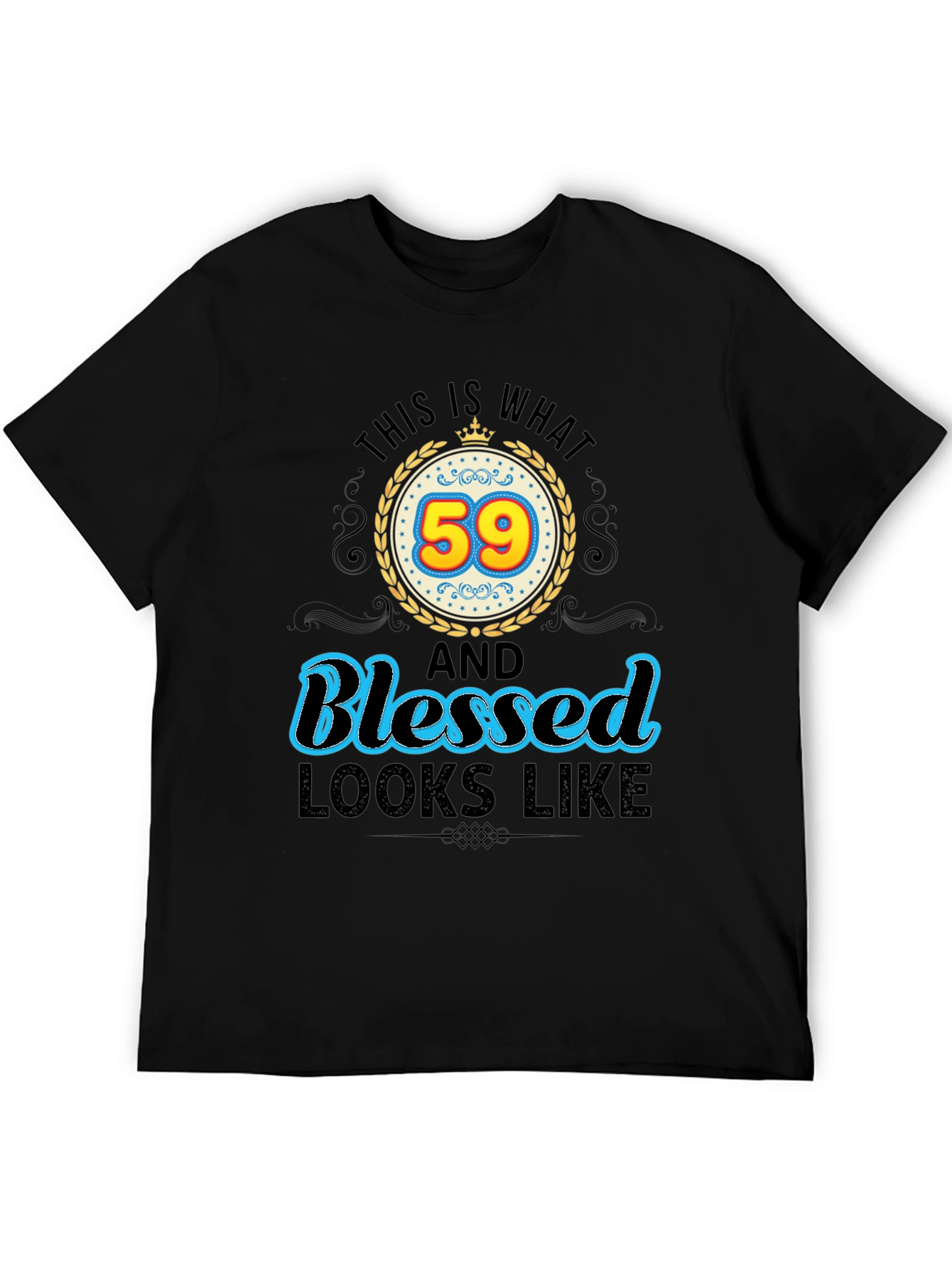 Blessed 59th Birthday Graphic T-Shirt