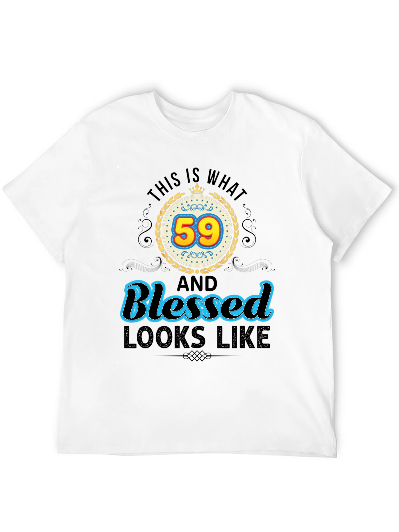 Blessed 59th Birthday Graphic T-Shirt
