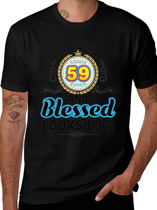 Blessed 59th Birthday Graphic T-Shirt