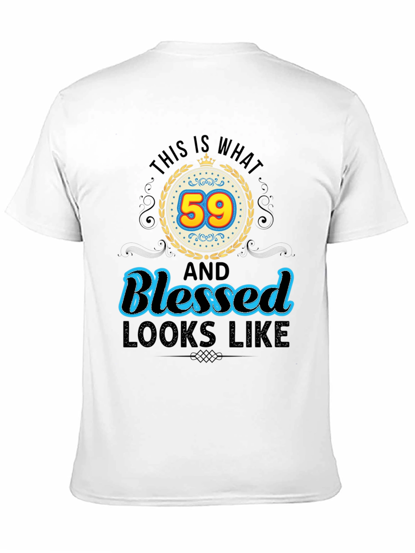 Blessed 59th Birthday Graphic T-Shirt