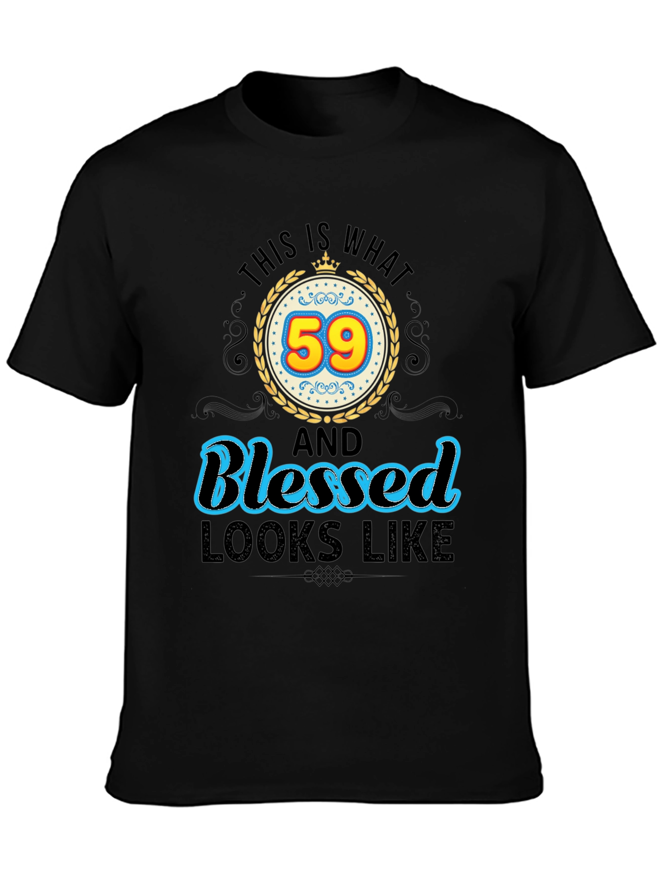 Blessed 59th Birthday Graphic T-Shirt