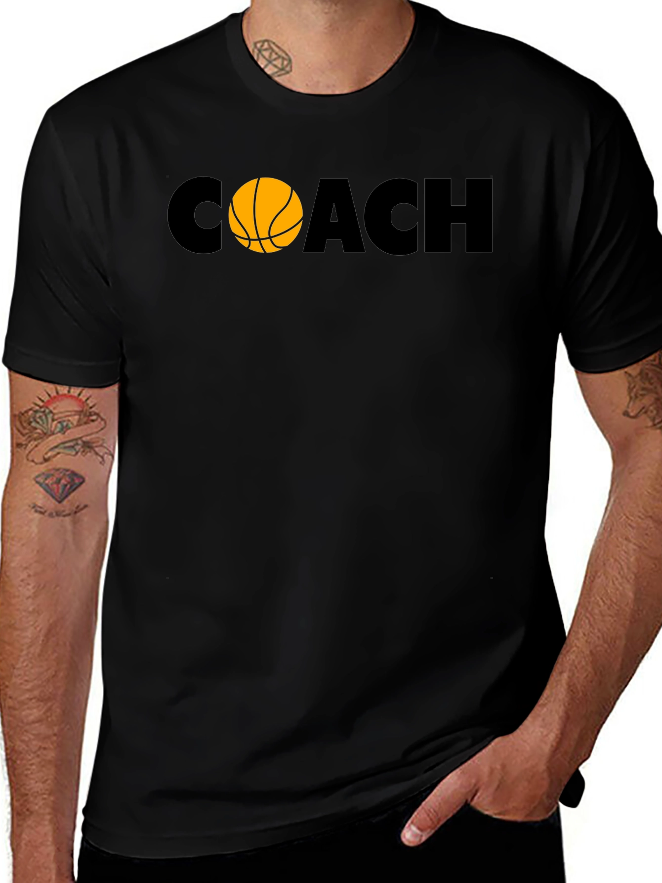 Basketball Coach T-Shirt - Stylish Sports Apparel