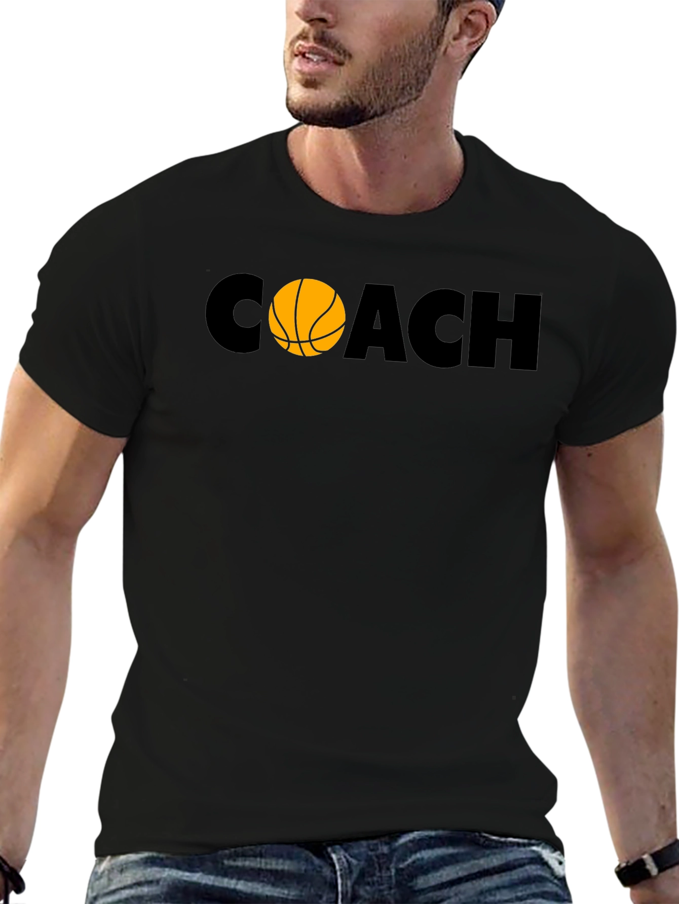 Basketball Coach T-Shirt - Stylish Sports Apparel