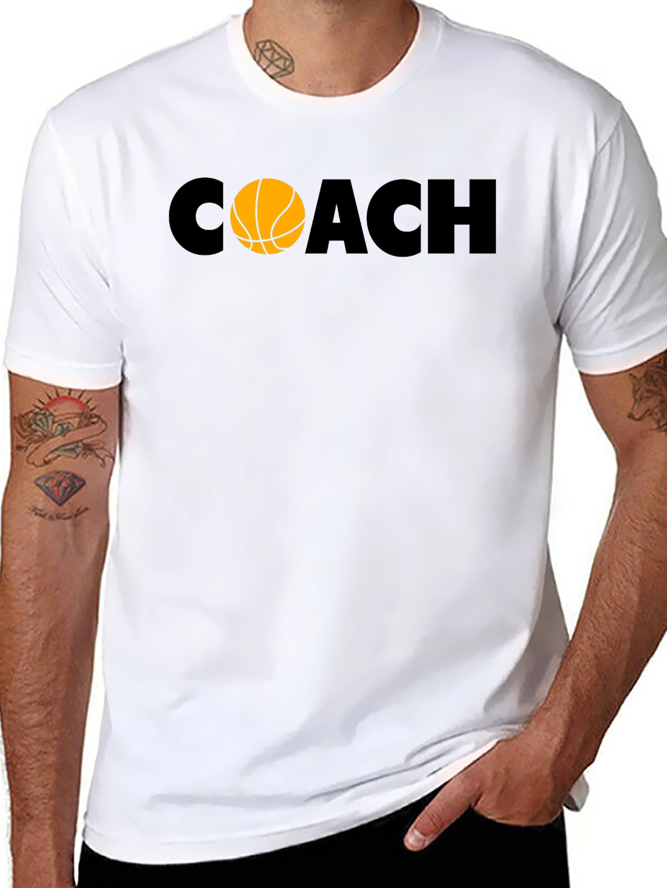 Basketball Coach T-Shirt - Stylish Sports Apparel