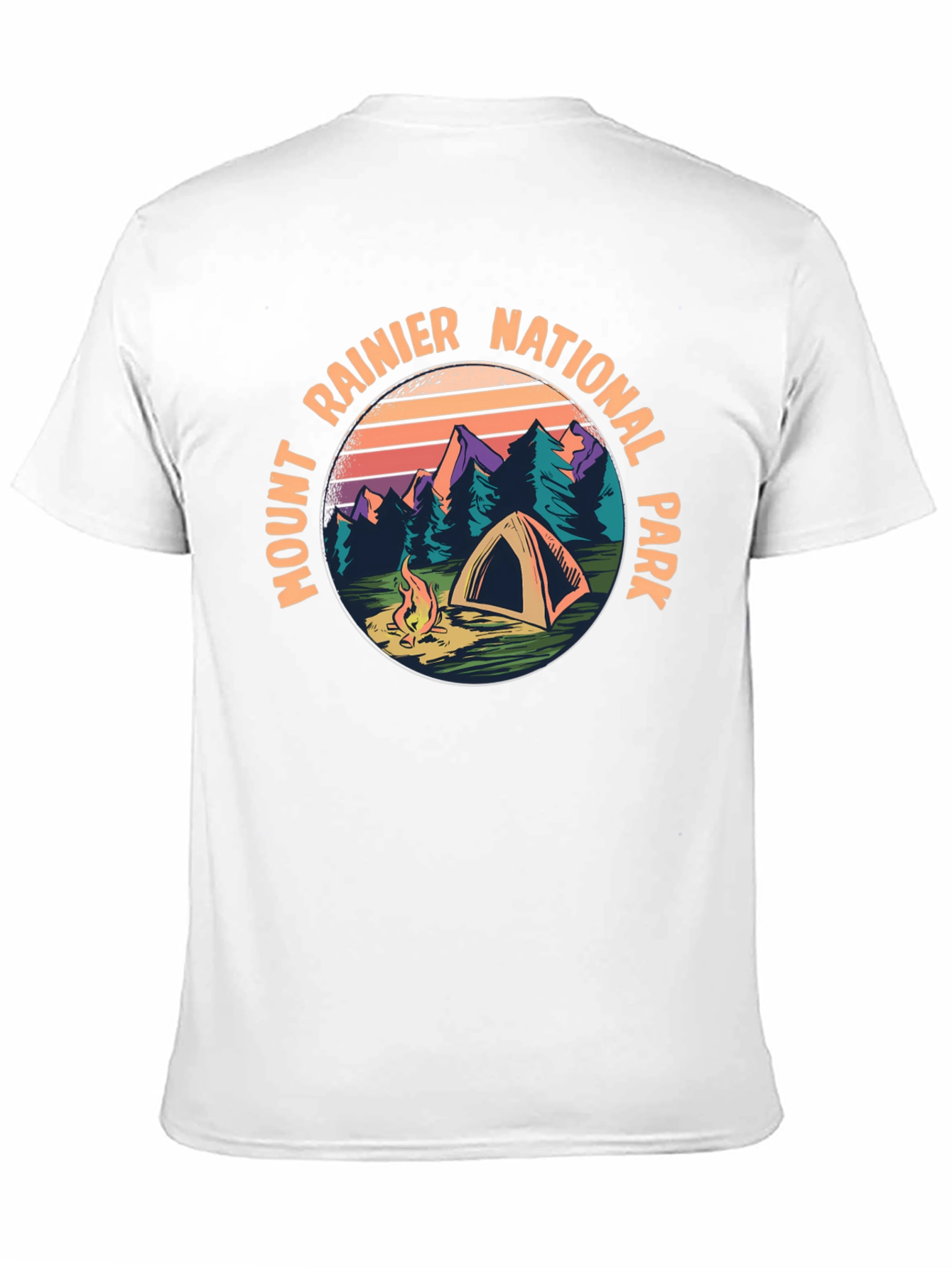 Mount Rainier National Park Camping T-Shirt
