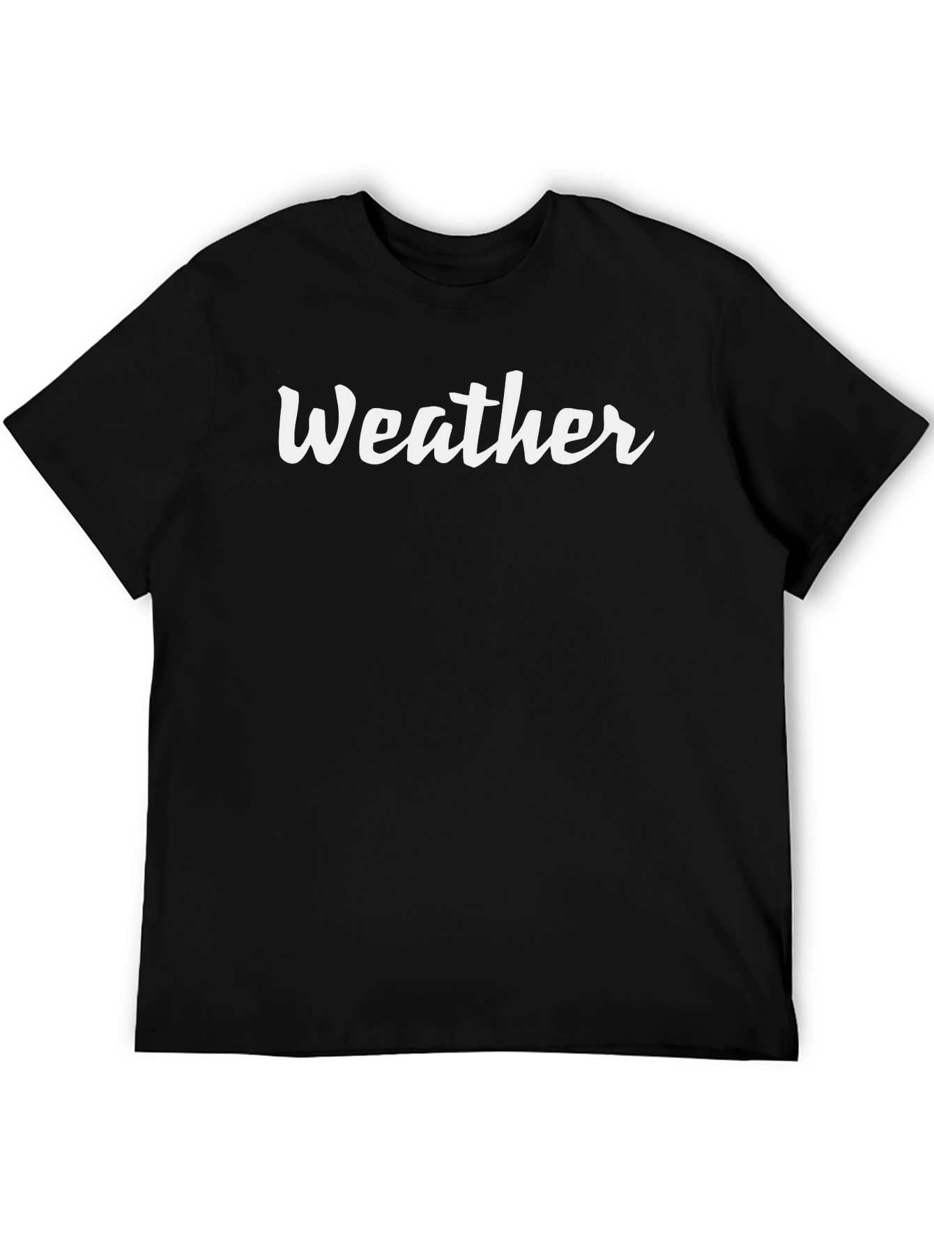 Weather Graphic Tee - Mens Black T-Shirt