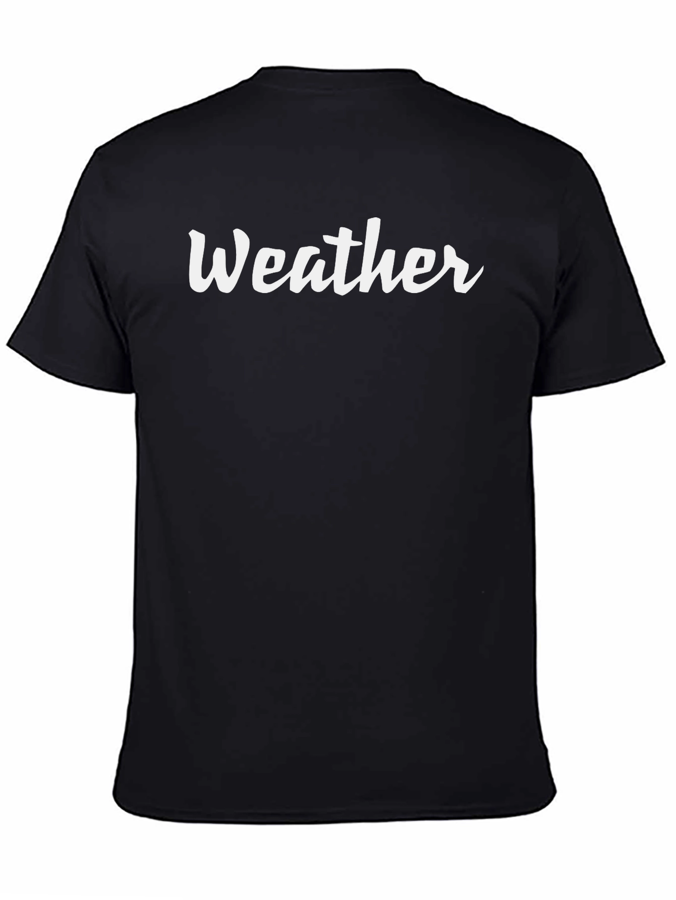 Weather Graphic Tee - Mens Black T-Shirt