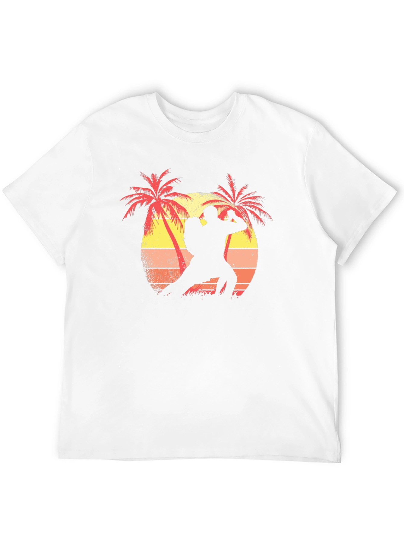 Retro Sunset Dancer Graphic T-Shirt