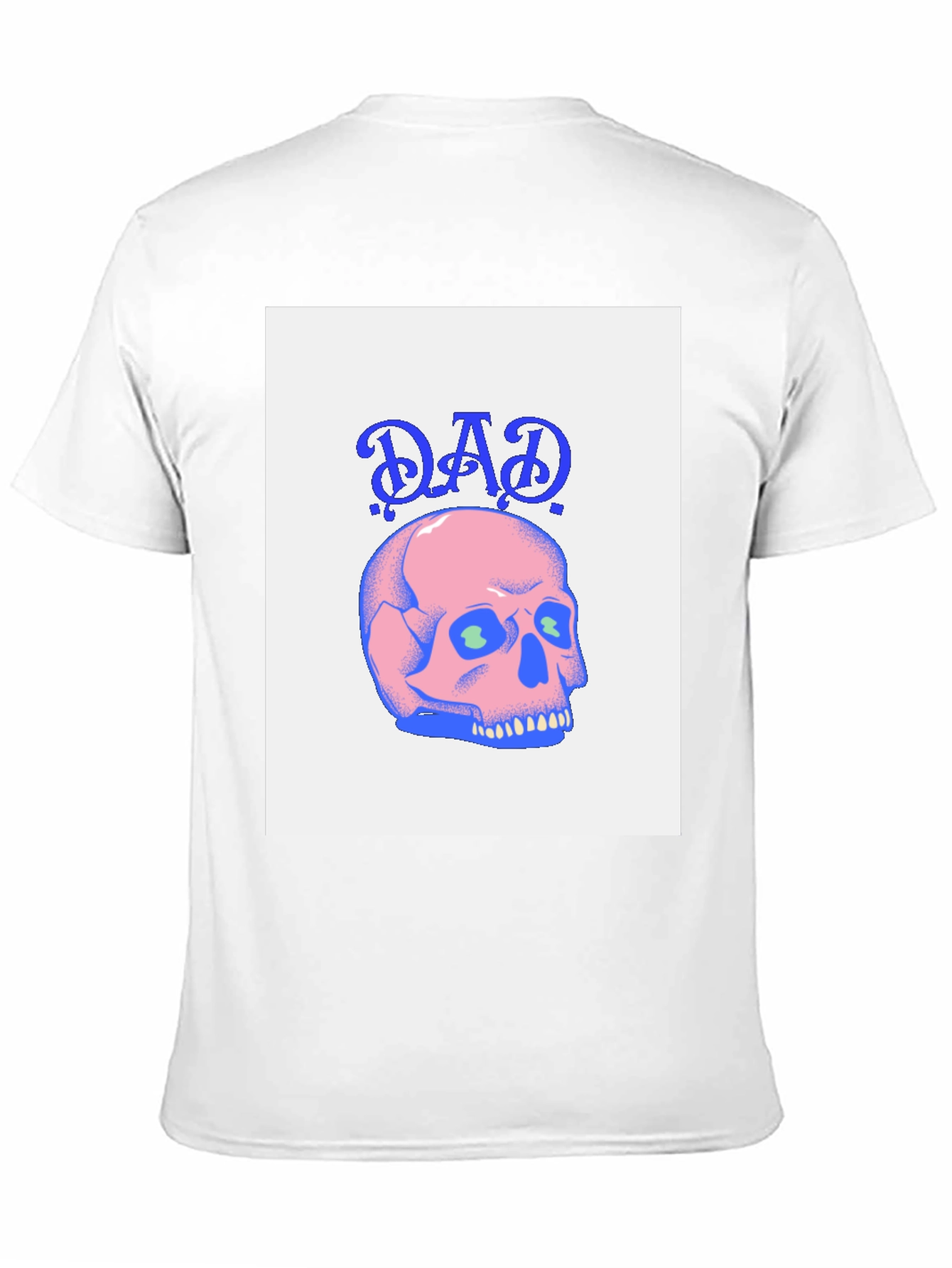 Dad Skull Graphic T-Shirt - Black
