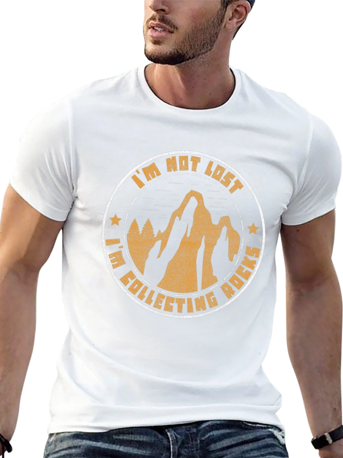 Im Not Lost Collecting Rocks T-Shirt