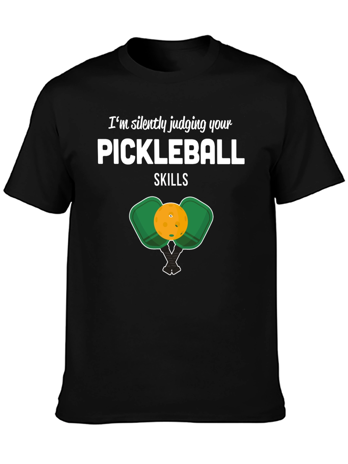 Pickleball Skills Graphic Tee - Humorous Gift