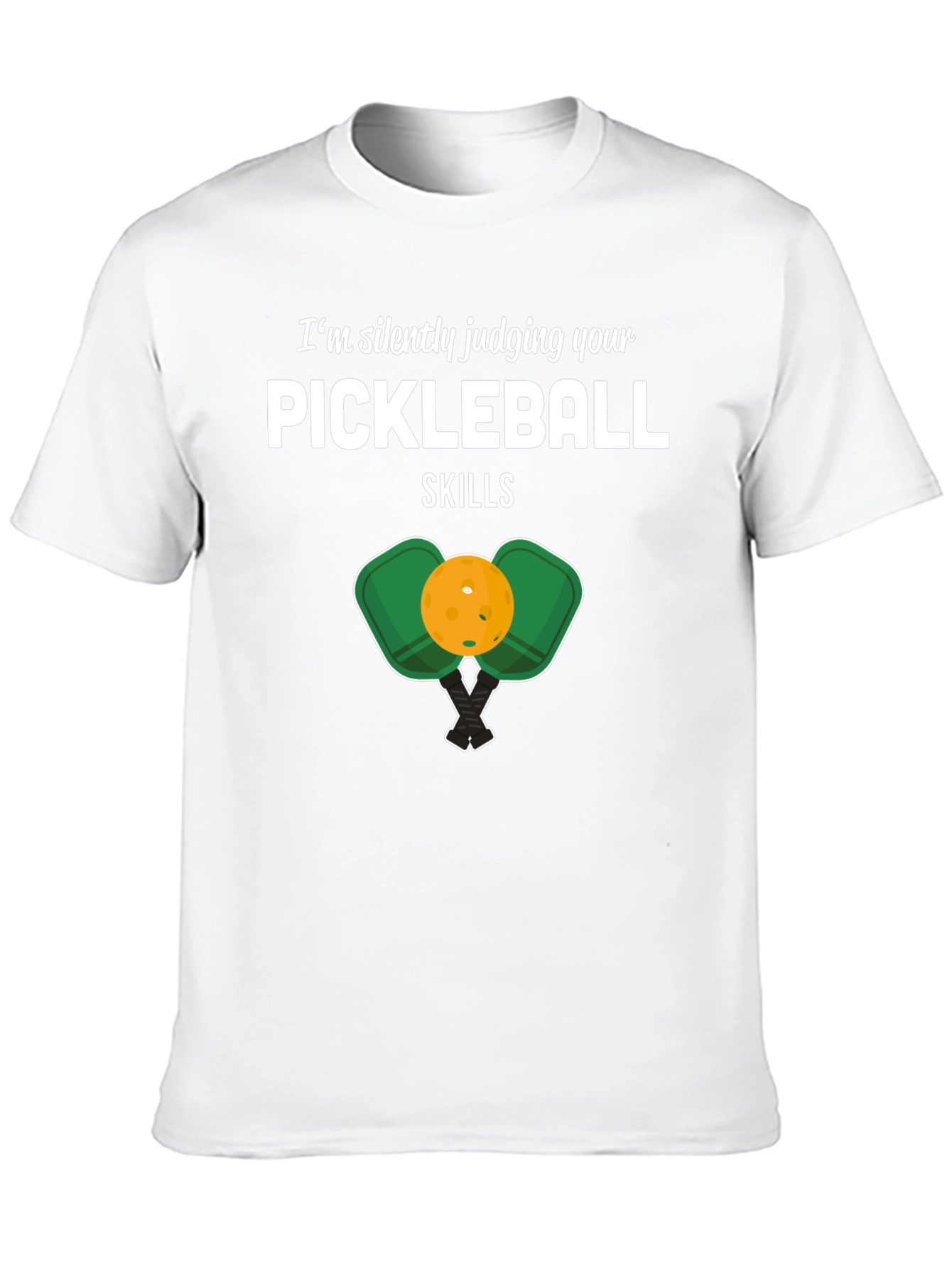 Pickleball Skills Graphic Tee - Humorous Gift