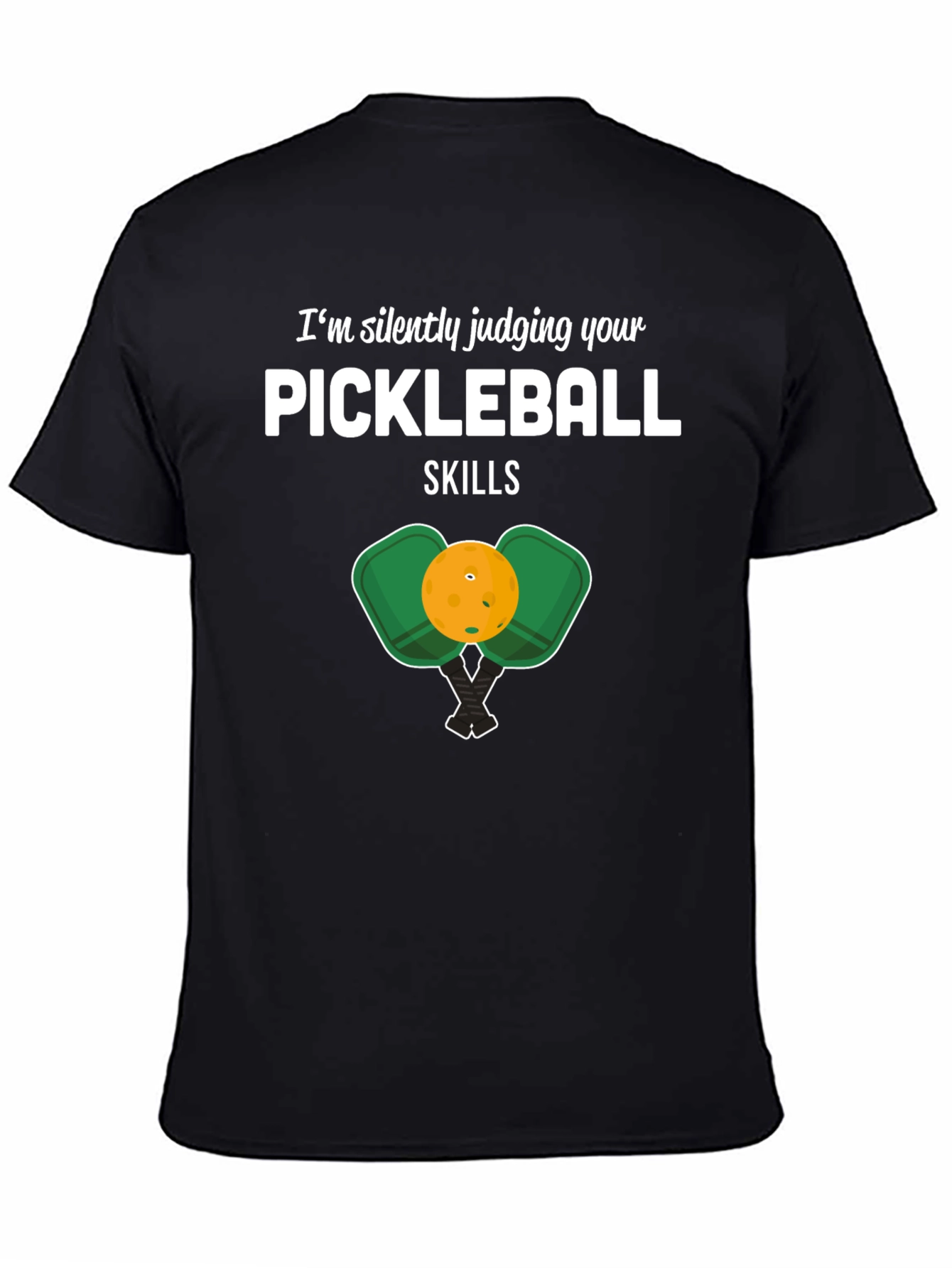 Pickleball Skills Graphic Tee - Humorous Gift