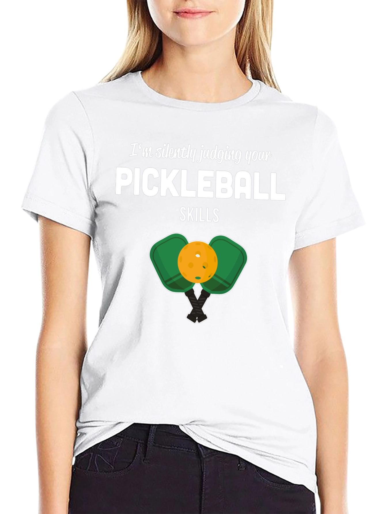 Pickleball Skills Graphic Tee - Humorous Gift