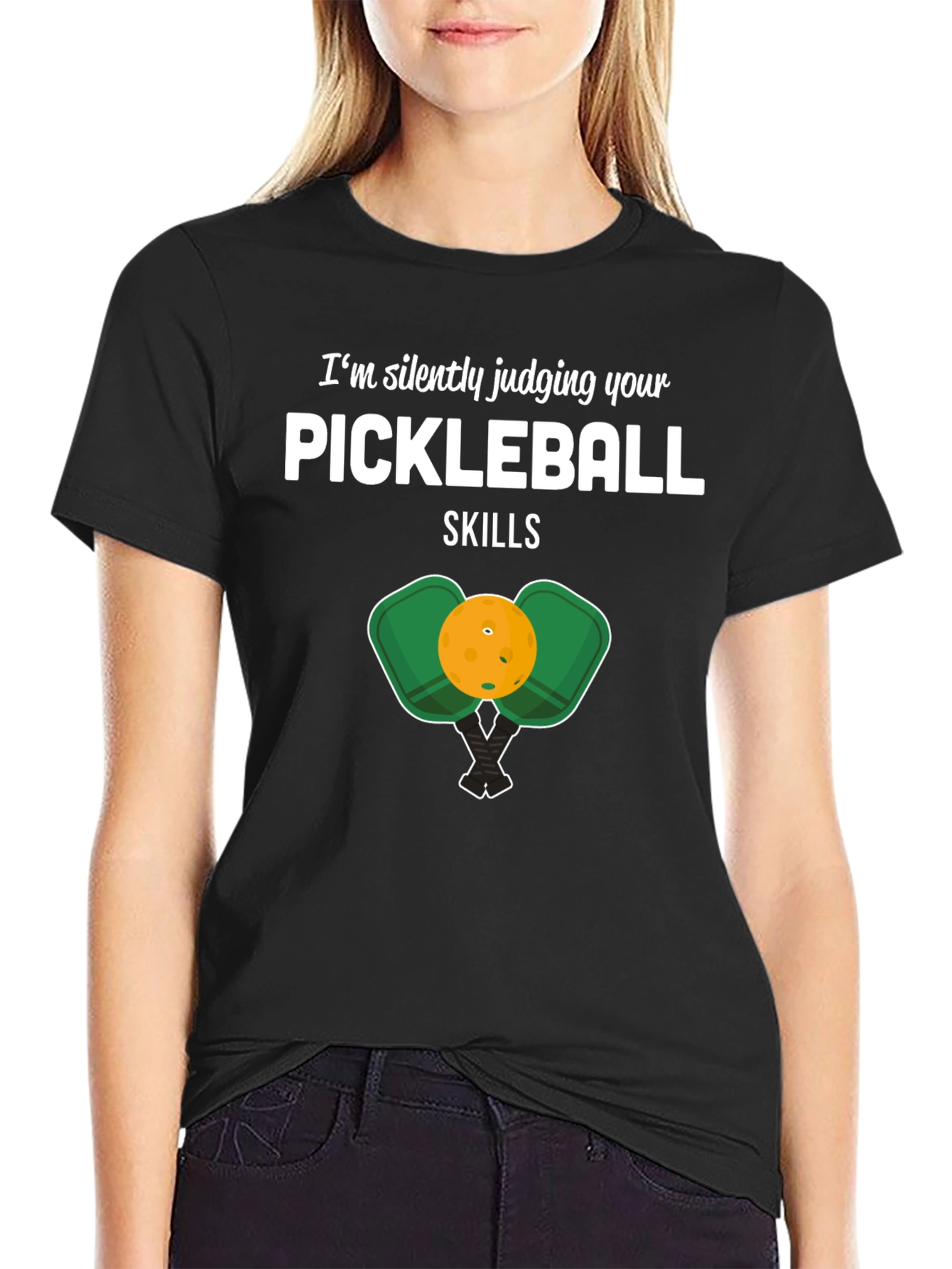 Pickleball Skills Graphic Tee - Humorous Gift