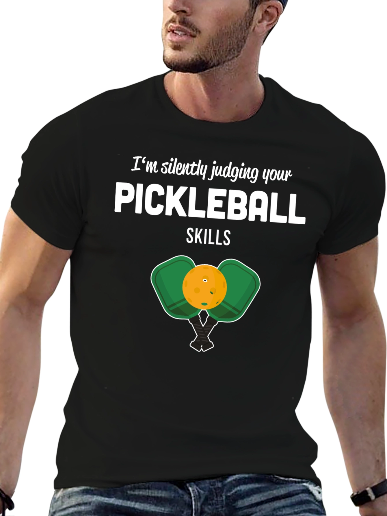 Pickleball Skills Graphic Tee - Humorous Gift