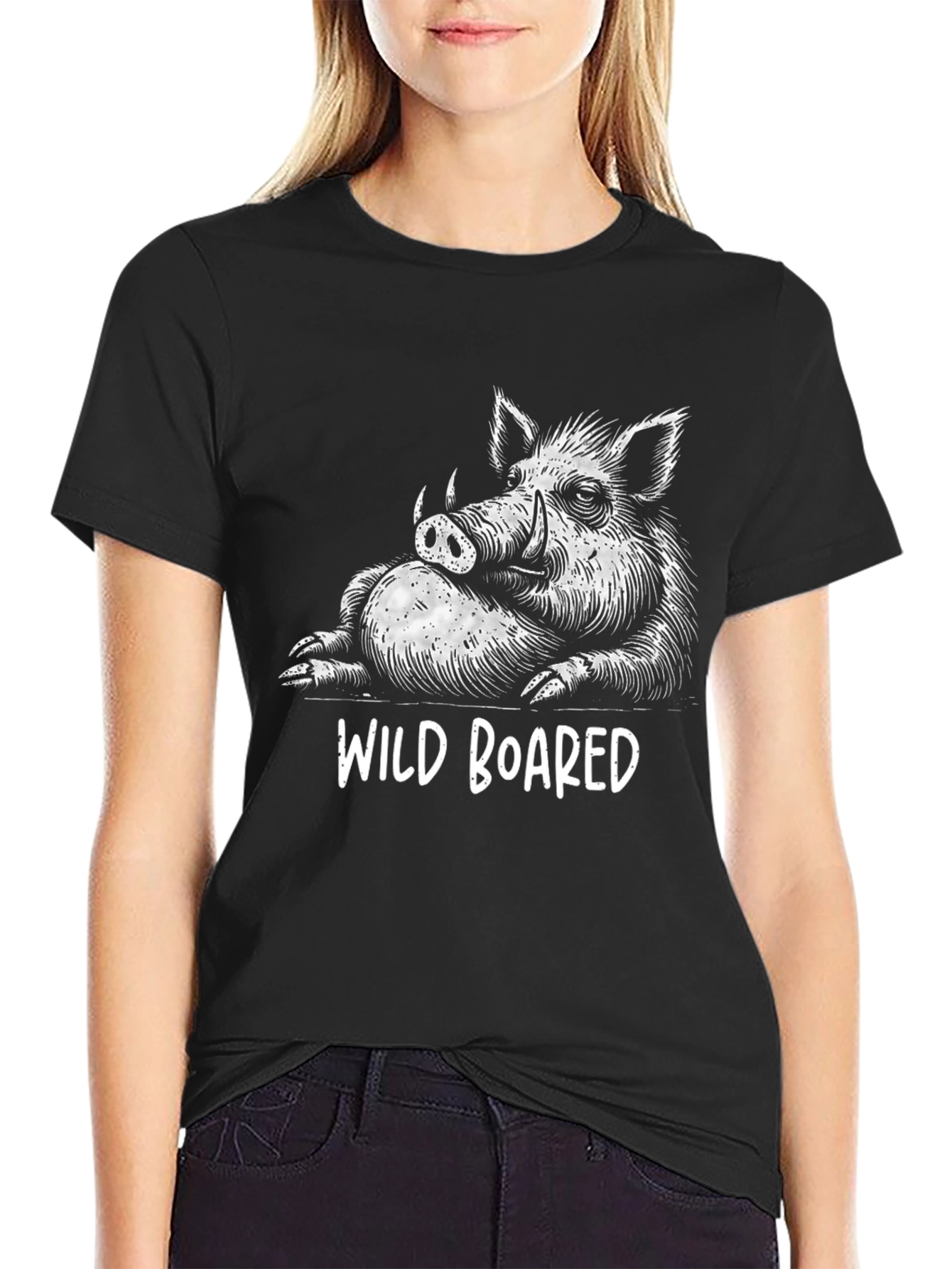 Wild Boared Graphic Tee - Funny Animal T-Shirt