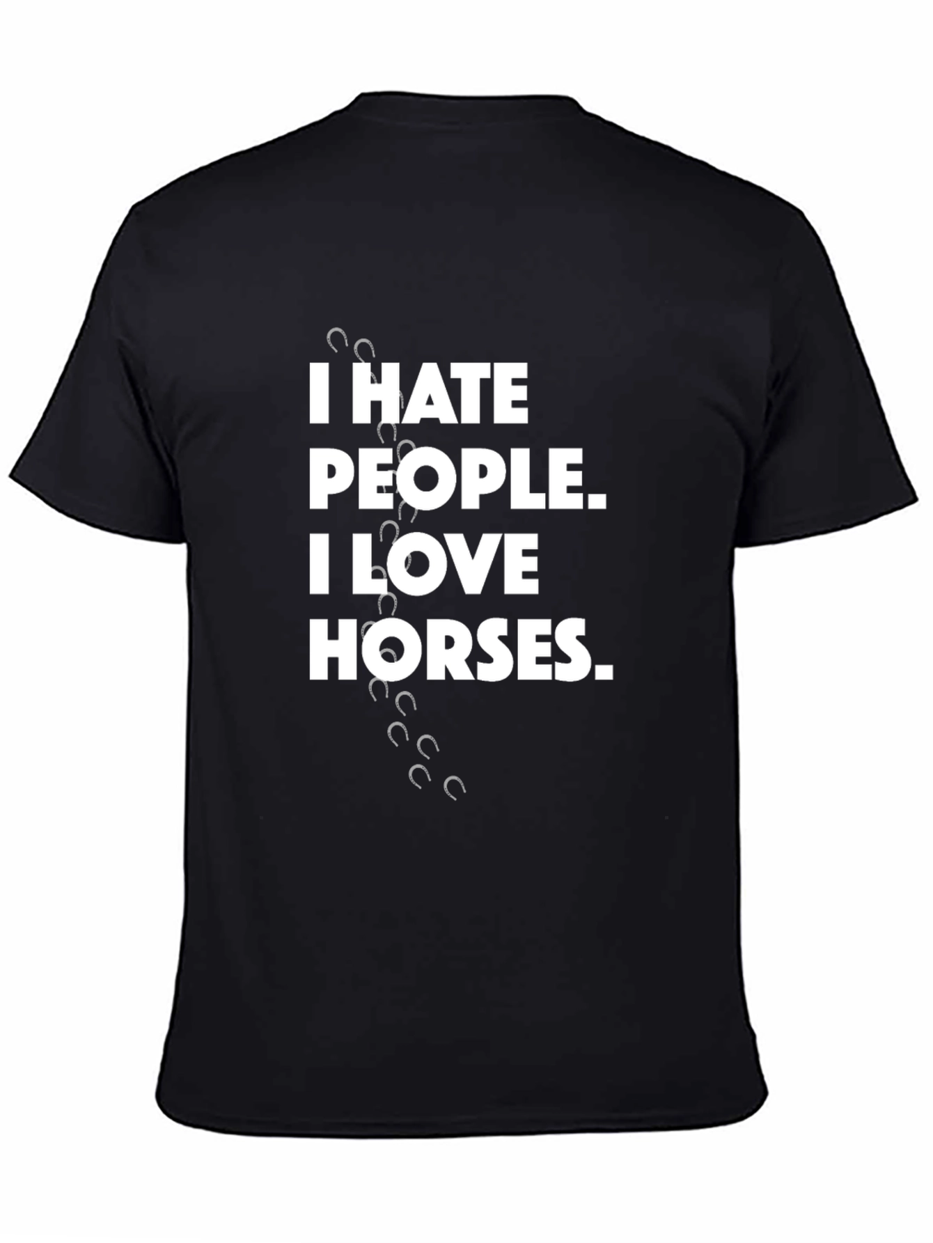 I Hate People I Love Horses T-Shirt