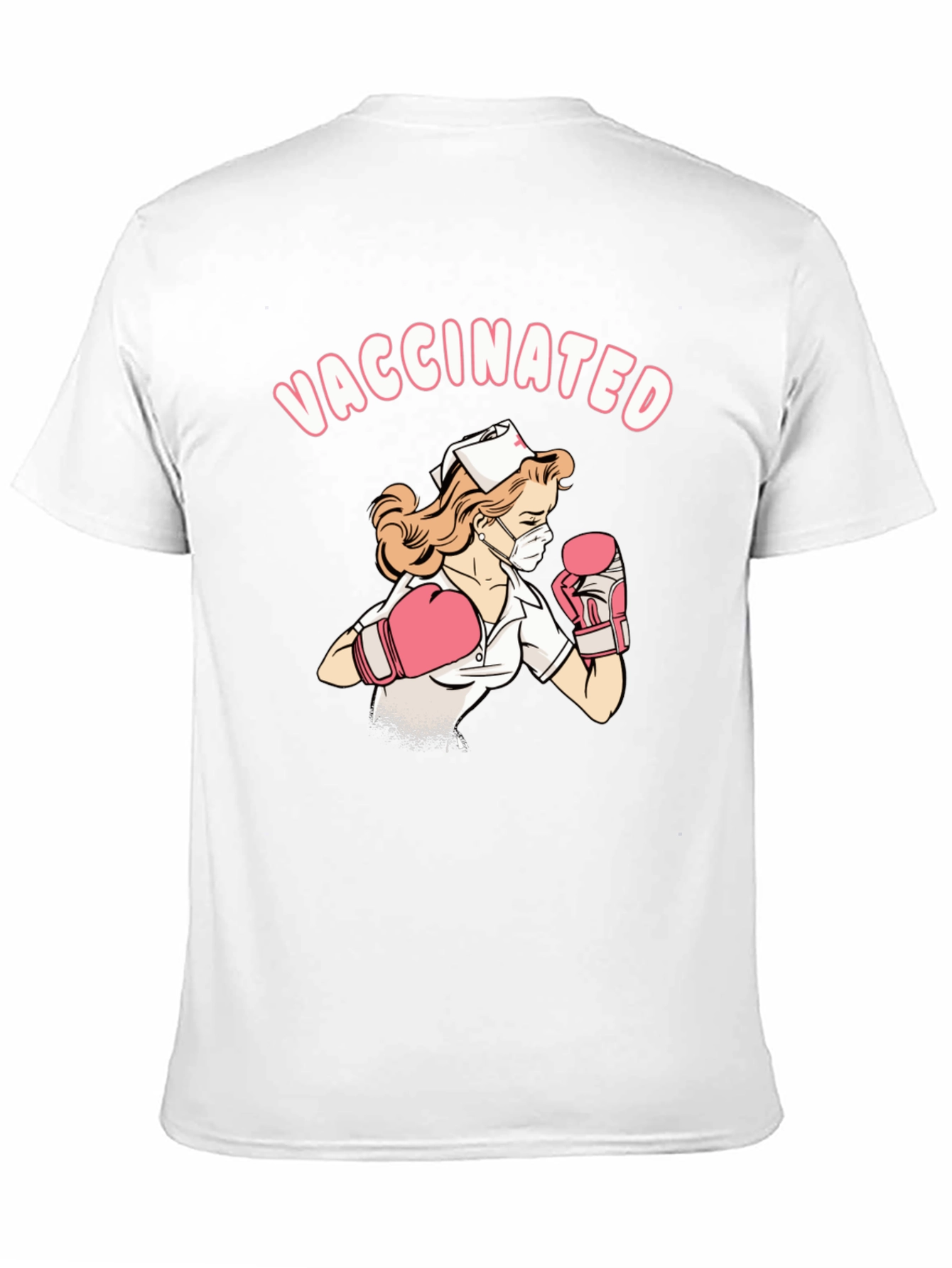 Vaccinated Nurse Graphic T-Shirt