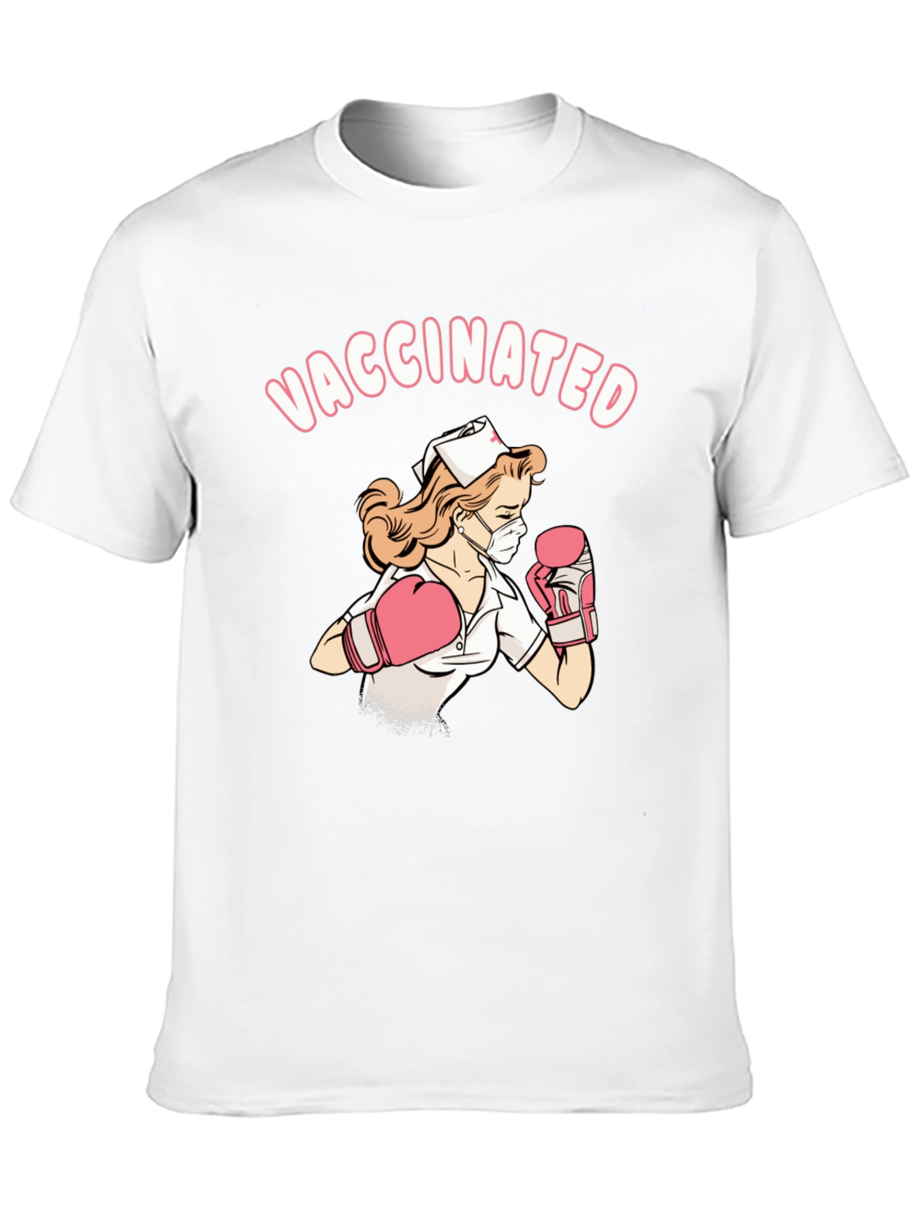 Vaccinated Nurse Graphic T-Shirt