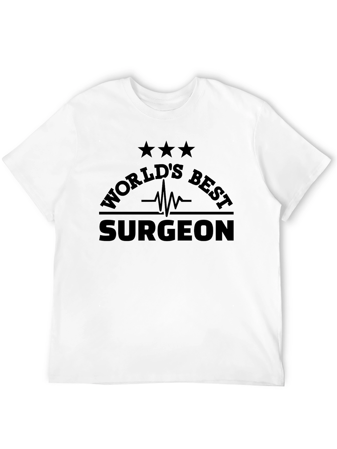 Worlds Best Surgeon Graphic Tee - Black