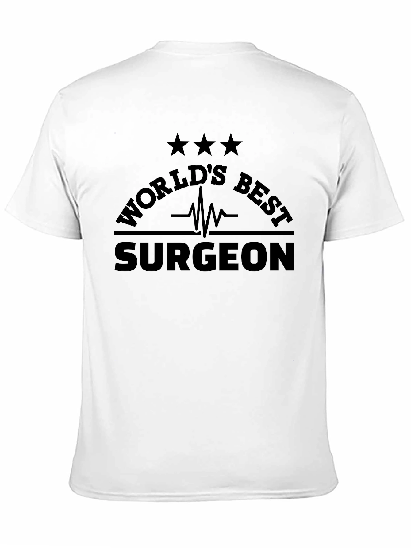 Worlds Best Surgeon Graphic Tee - Black