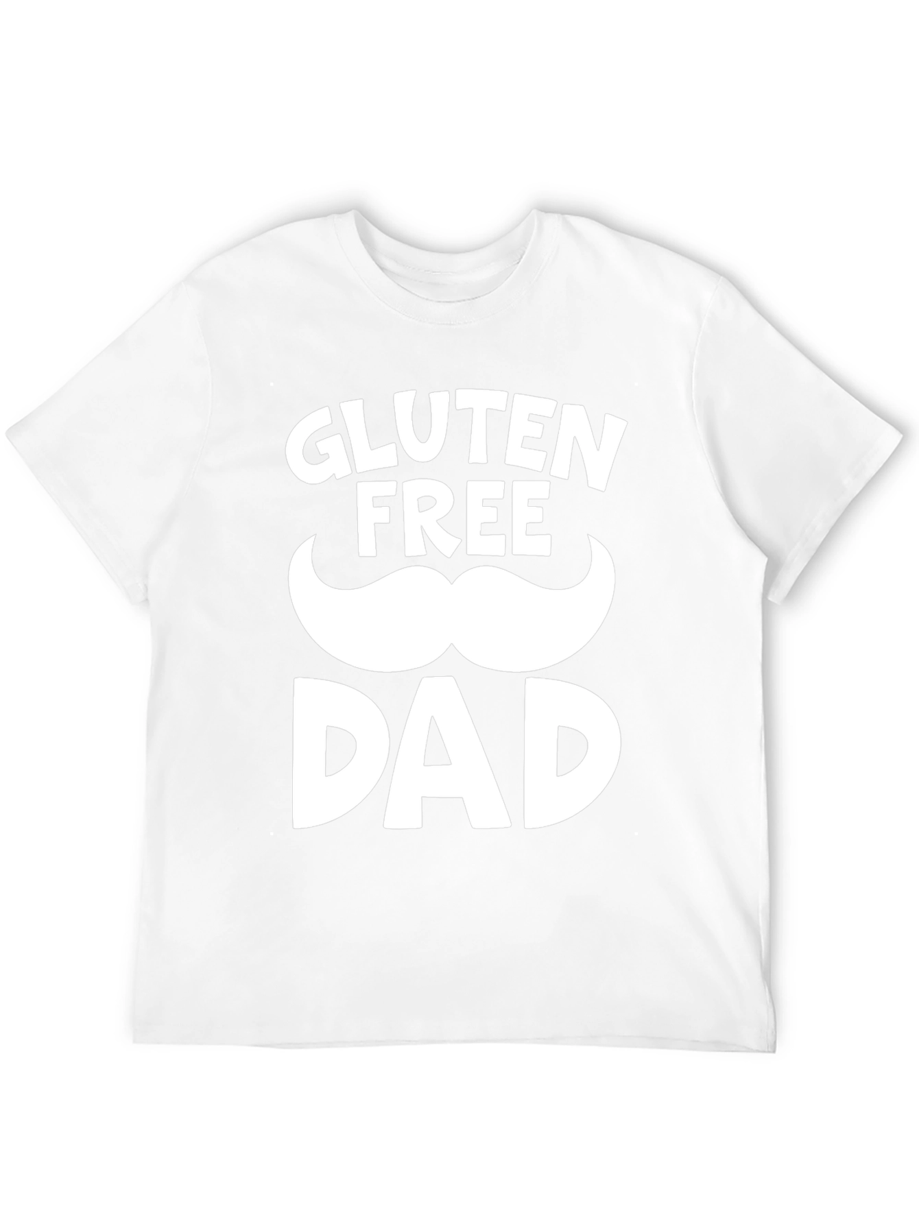 Gluten Free Dad Black Graphic T-Shirt