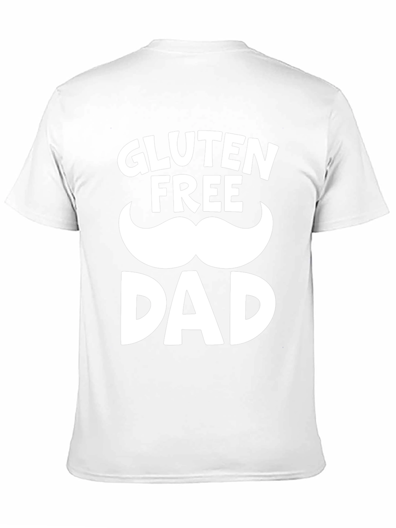 Gluten Free Dad Black Graphic T-Shirt