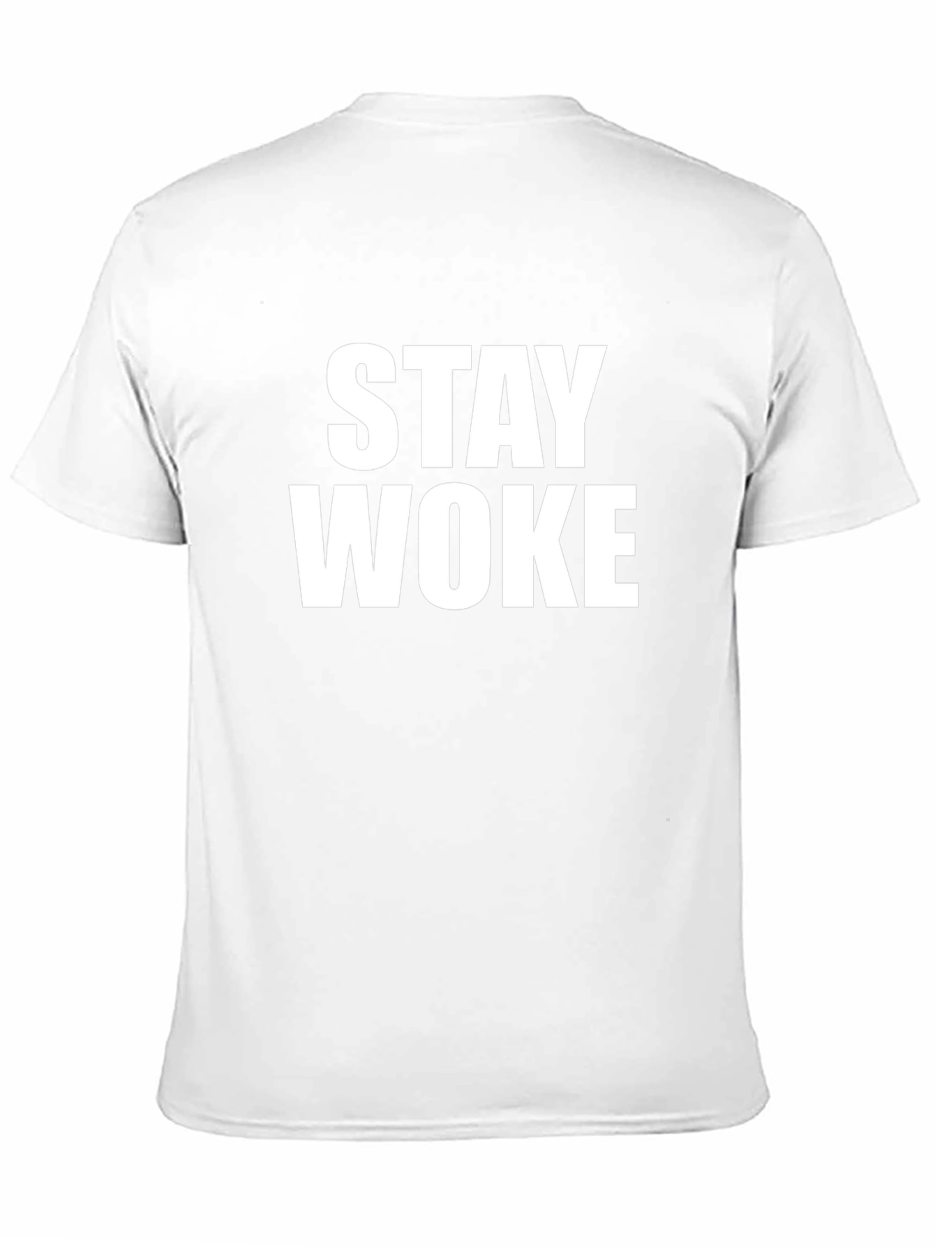 Stay Woke Black Graphic Tee