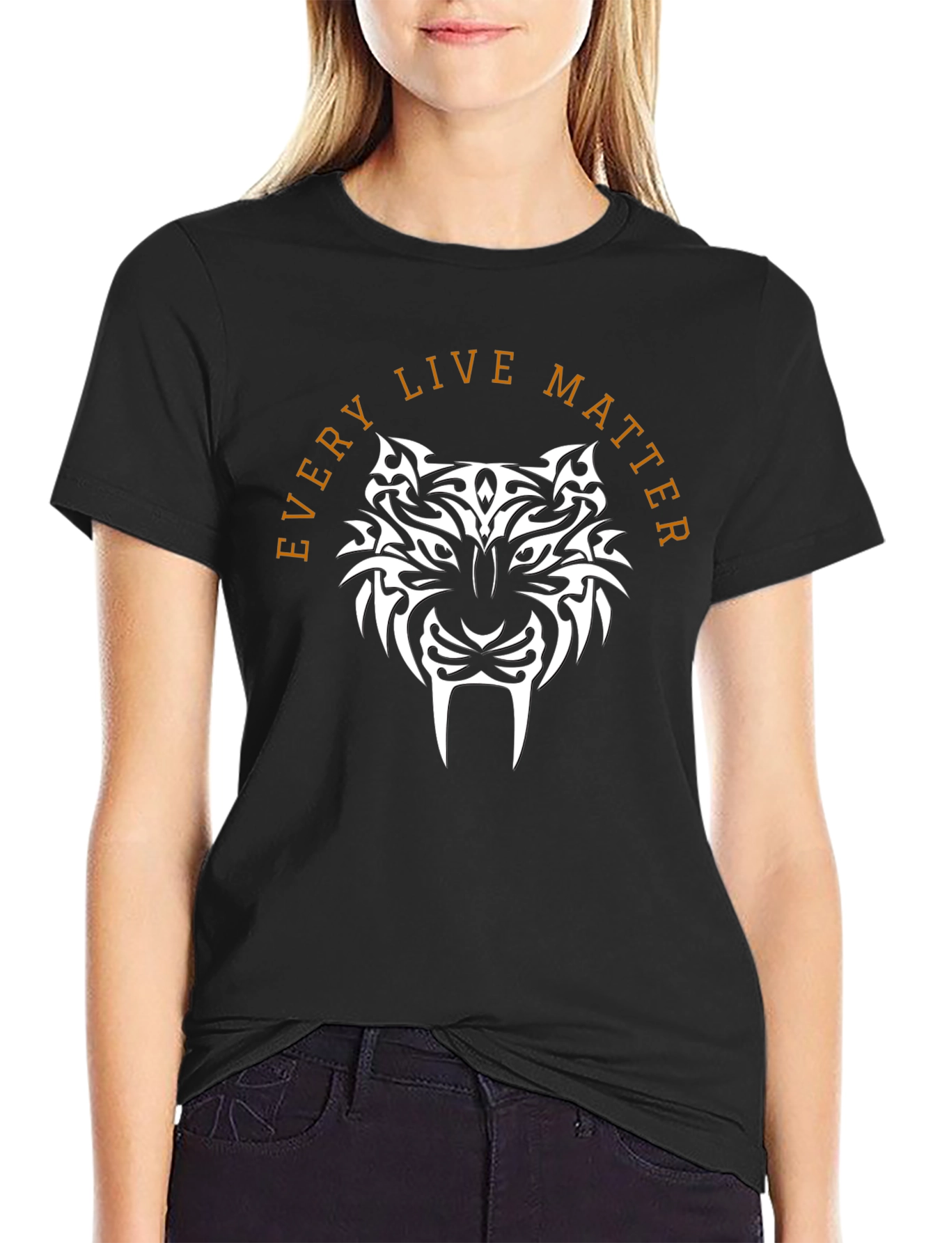 Tribal Tiger Graphic Tee - Every Live Matter!