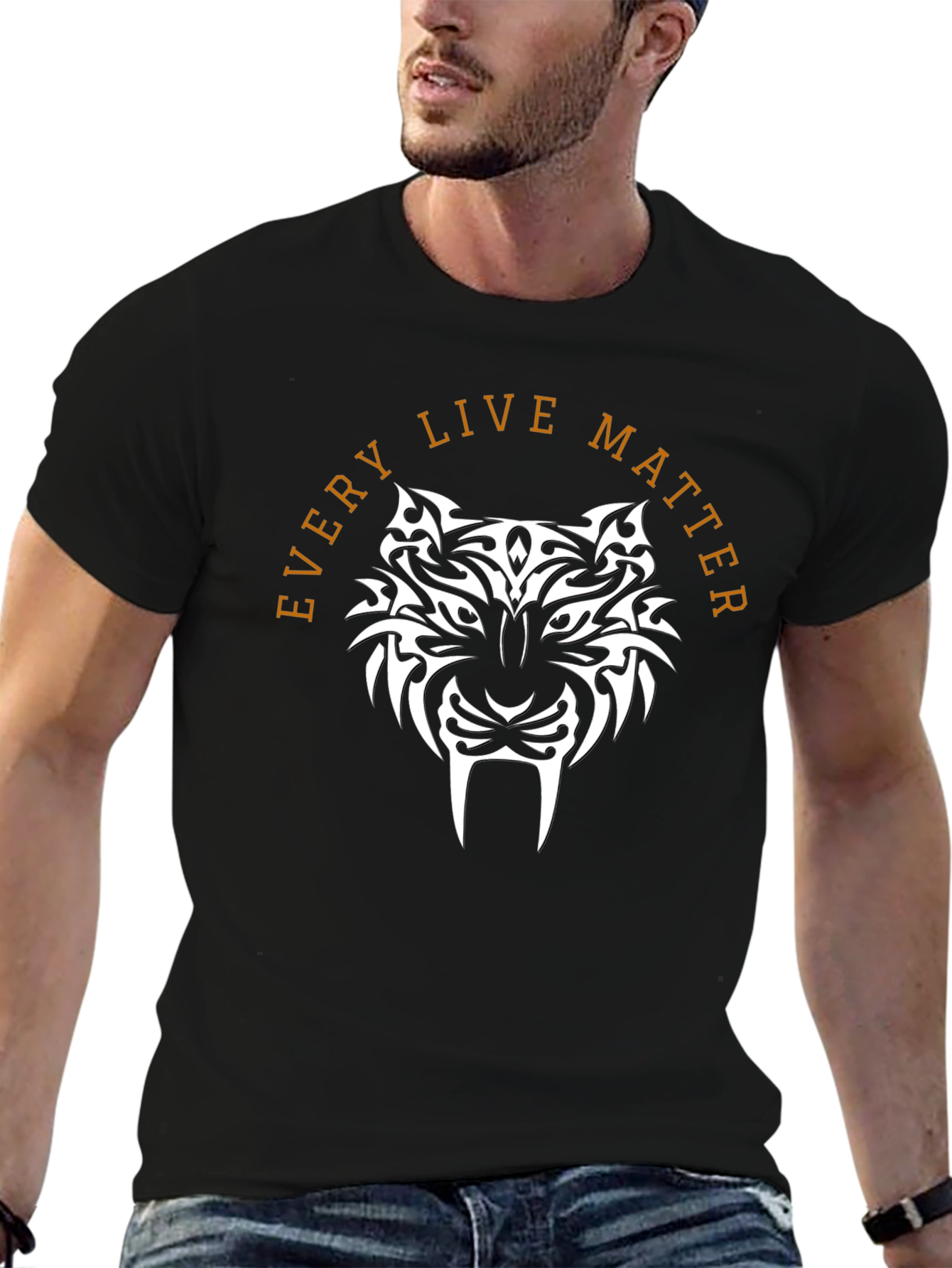 Tribal Tiger Graphic Tee - Every Live Matter!