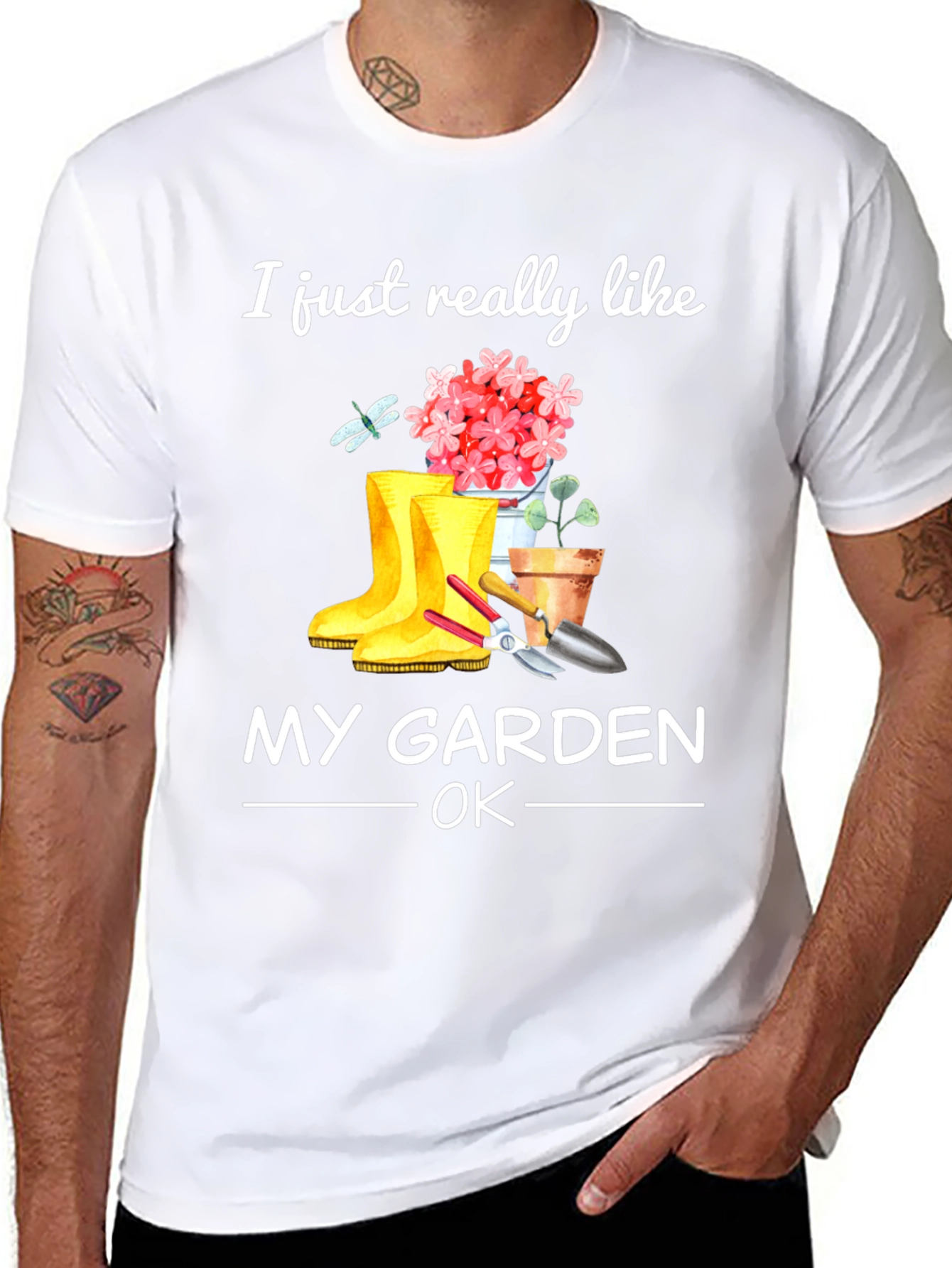 Gardening T-Shirt - I Just Really Like My Garden