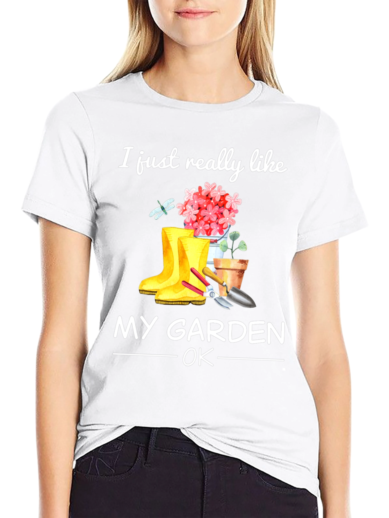 Gardening T-Shirt - I Just Really Like My Garden