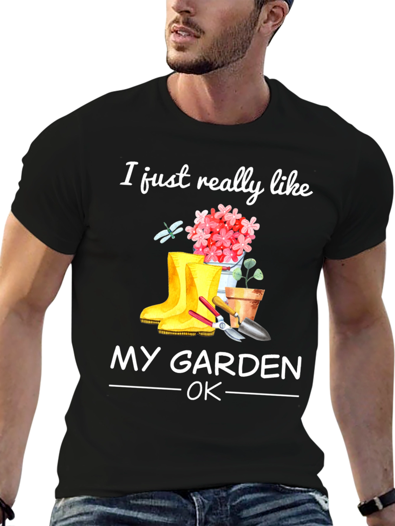 Gardening T-Shirt - I Just Really Like My Garden