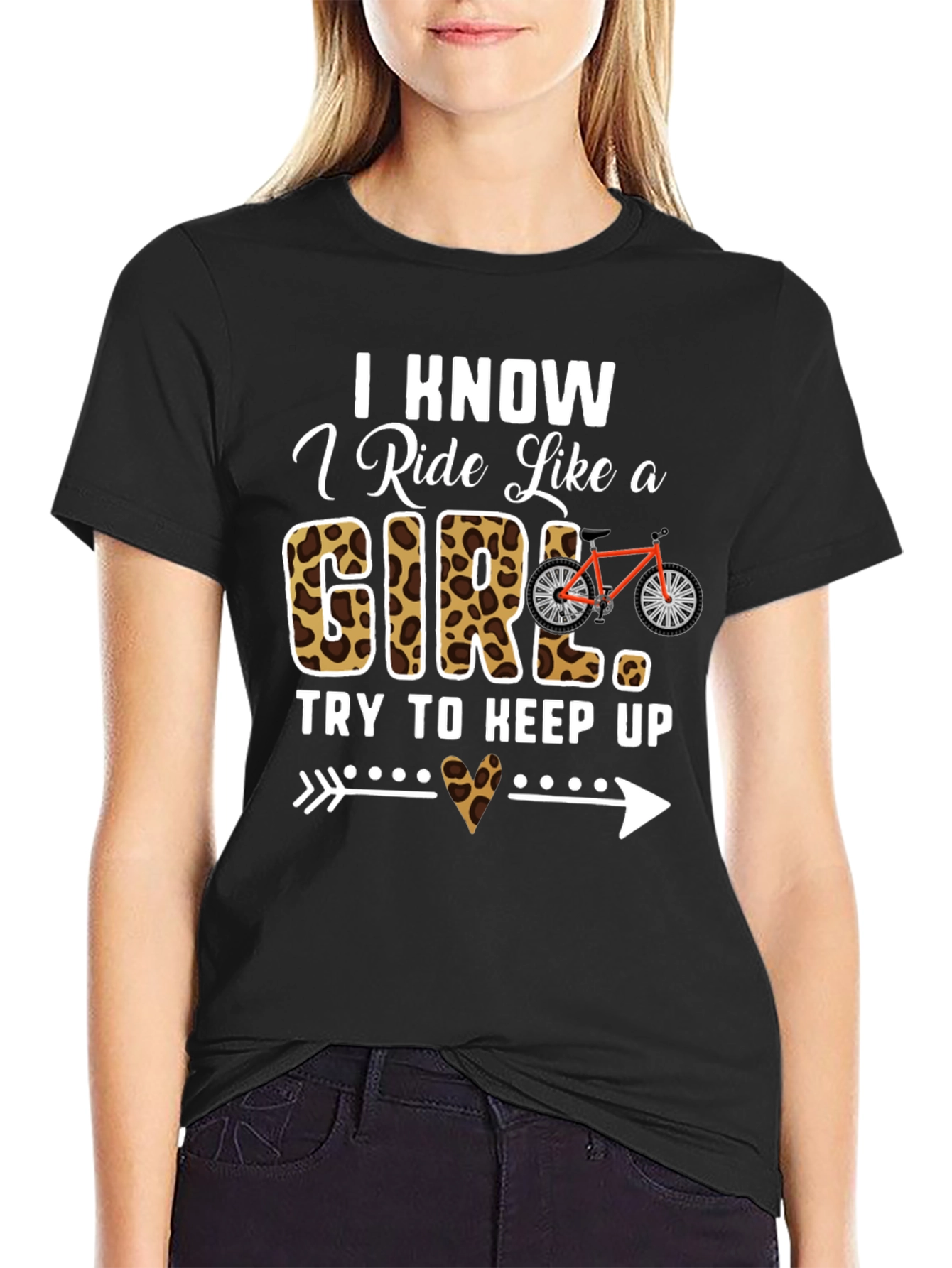 I Know I Ride Like a Girl T-Shirt