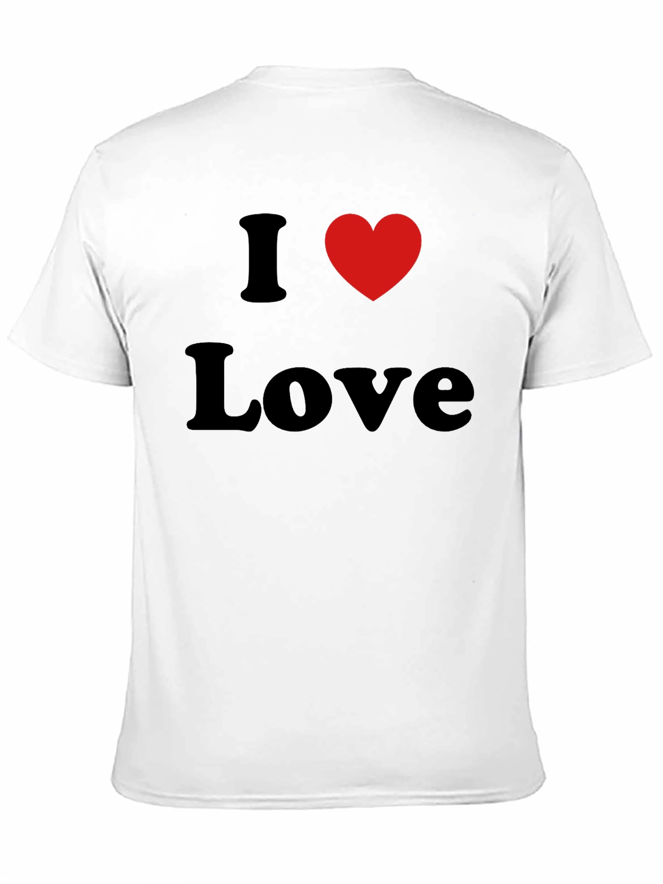 I Heart Love Black T-Shirt