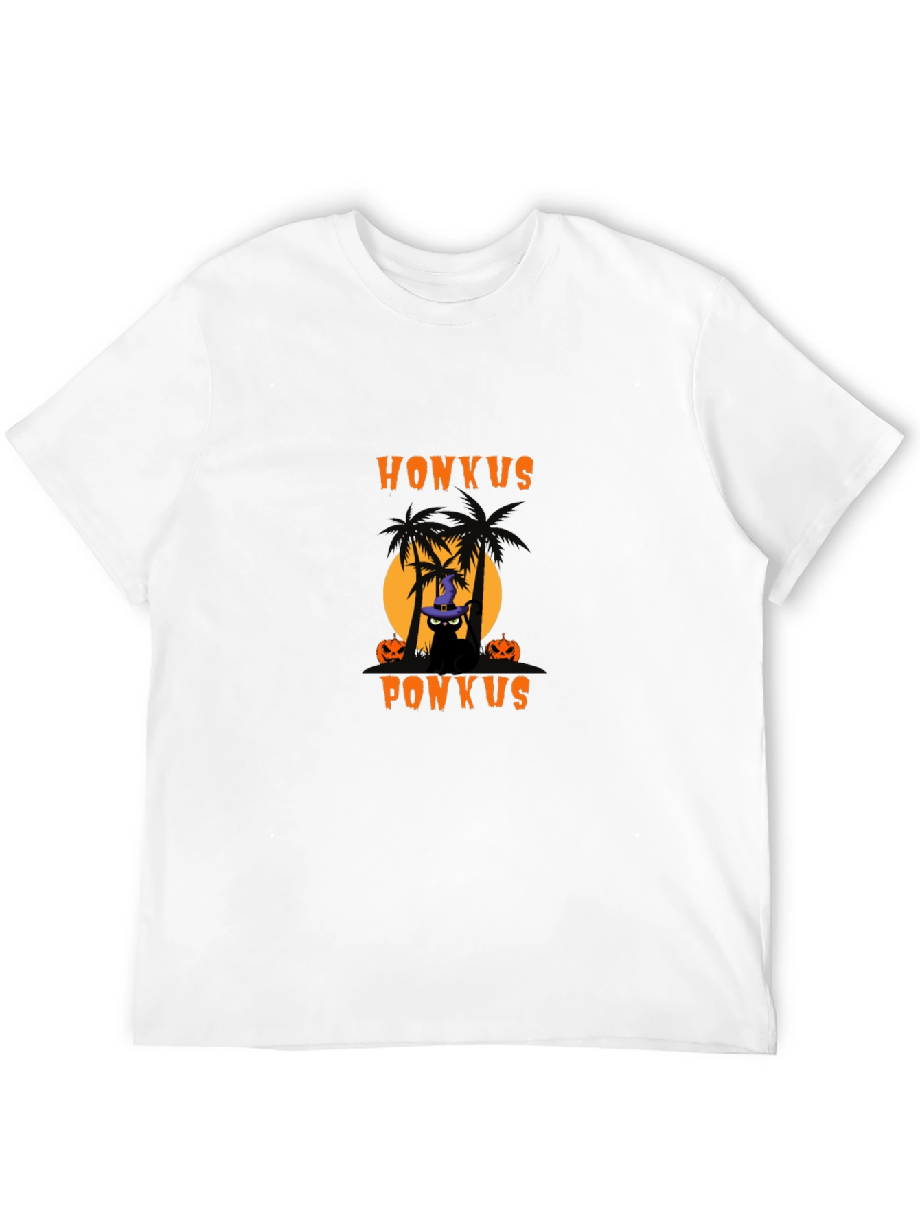 Honkus Ponkus Halloween Black Cat T-Shirt