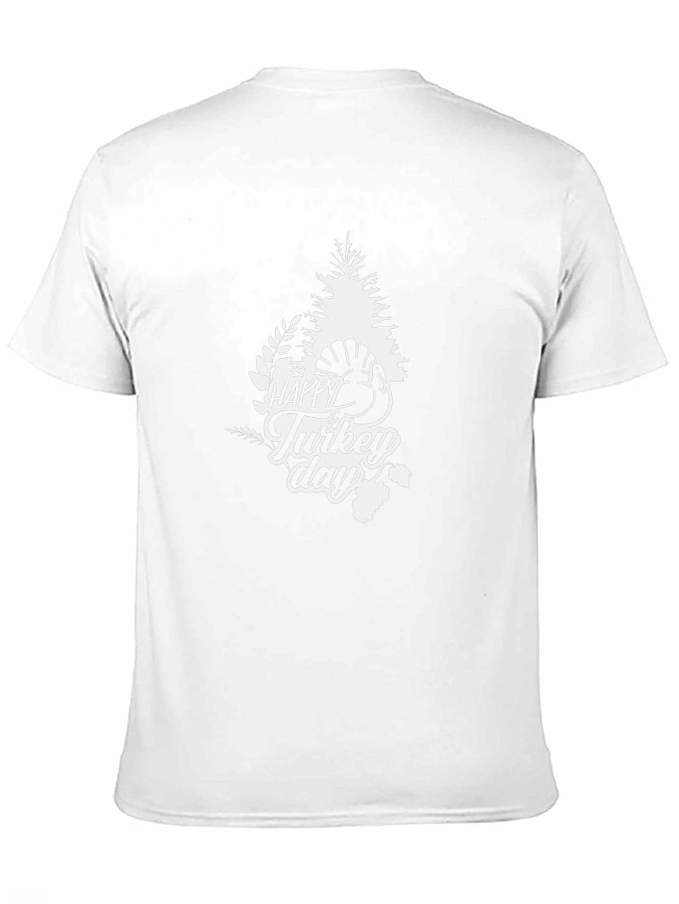 Happy Turkey Day Black Graphic Tee