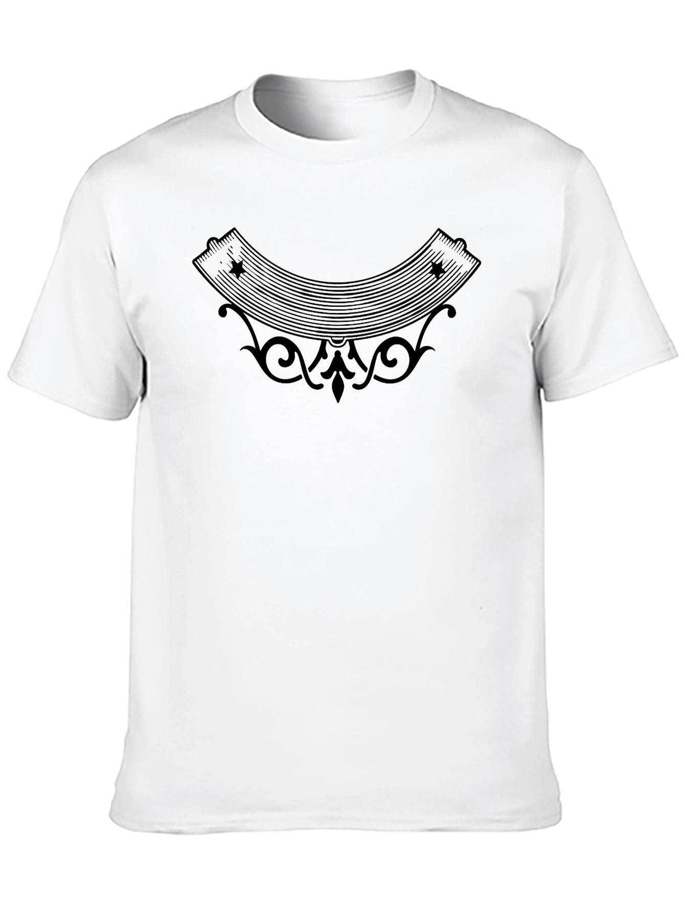 Stylish Black Graphic Tee for Men