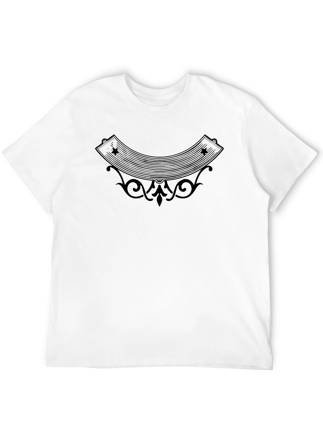 Stylish Black Graphic Tee for Men